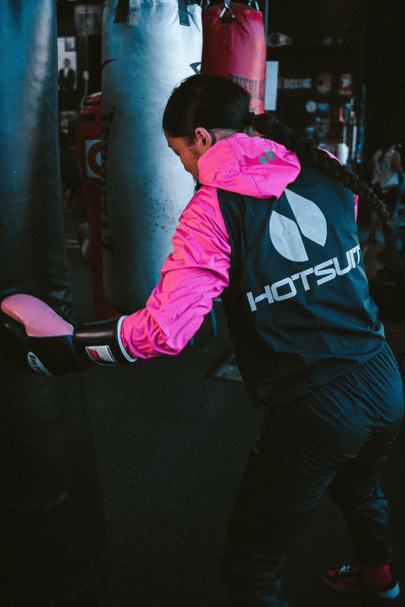 904 PRO Gorpcore Hooded Sauna Suit-PInk