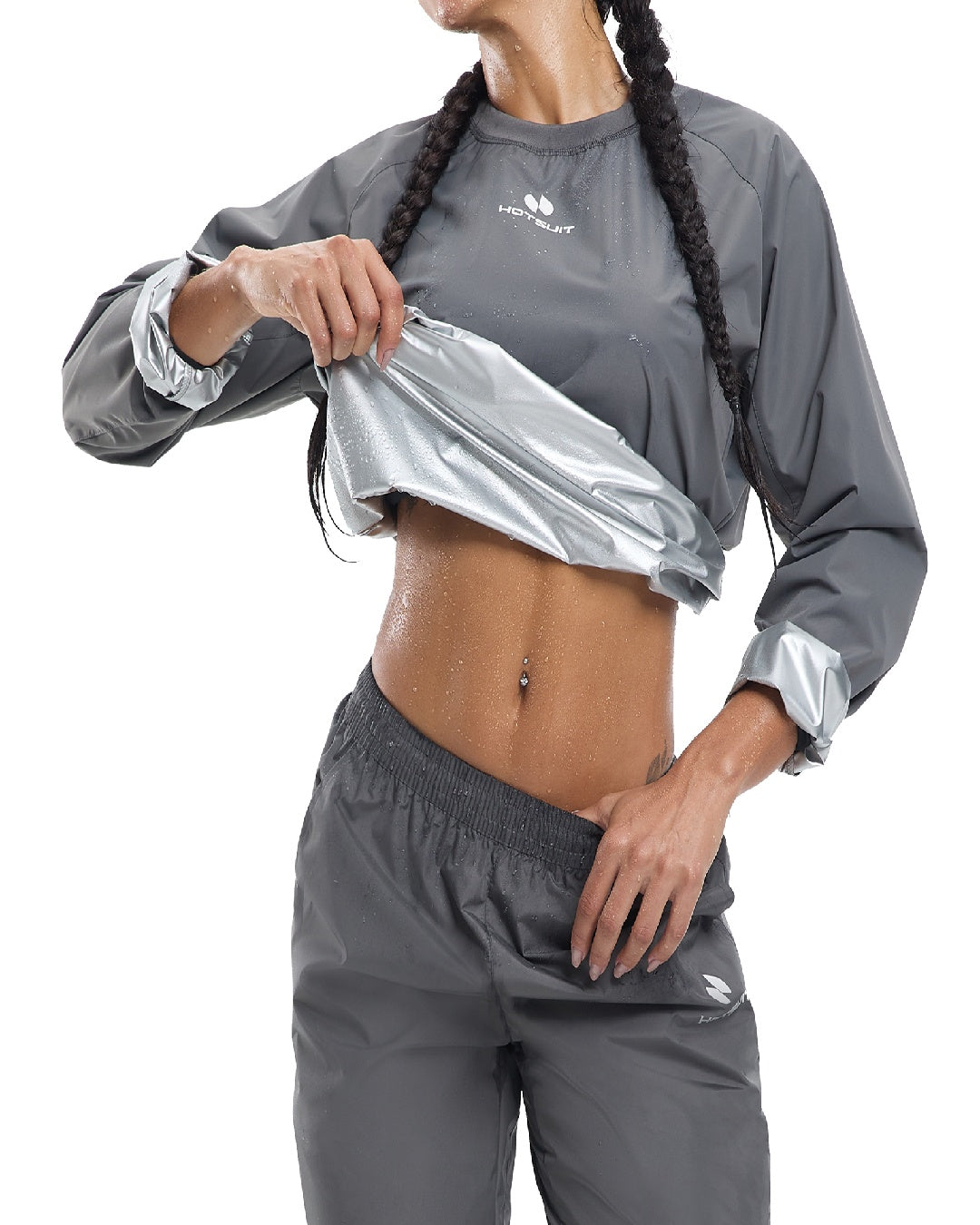 HOTSUIT Women Gym Workout Sauna Jacket Pants