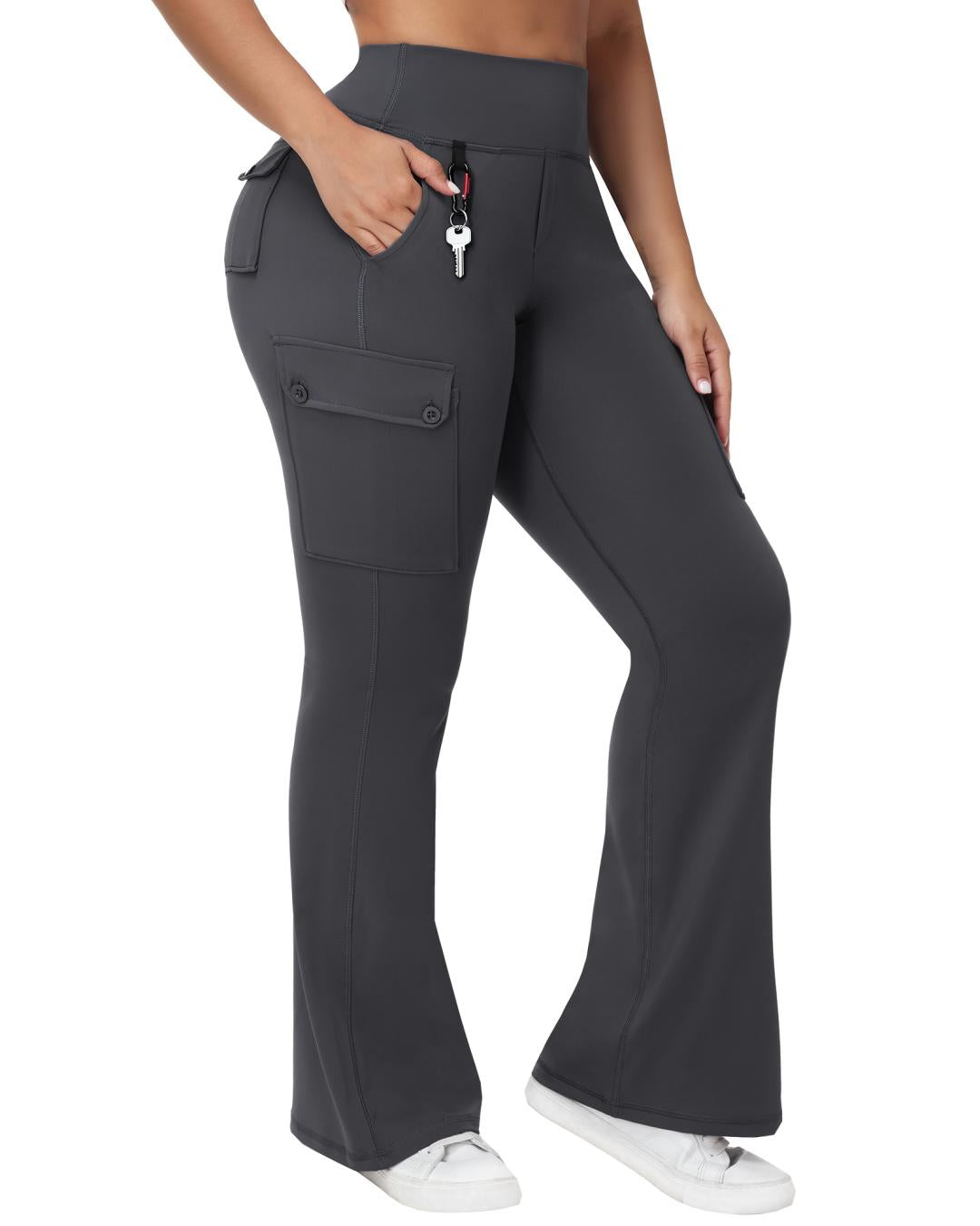 HOTSUIT Women 6 Pockets Cargo Yoga Pants