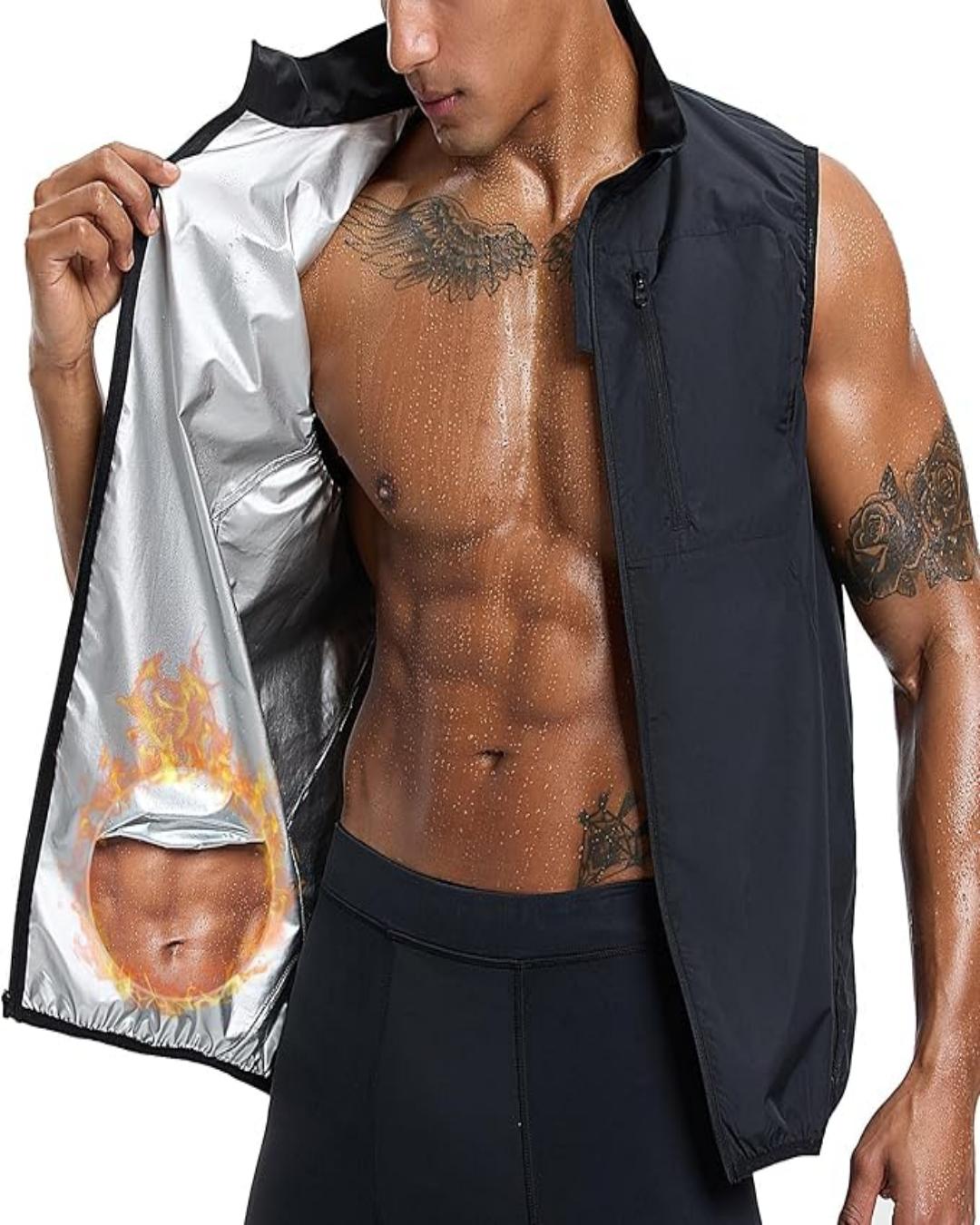 HOTSUIT Men with Pocket Workout Jacket Sauna Suit