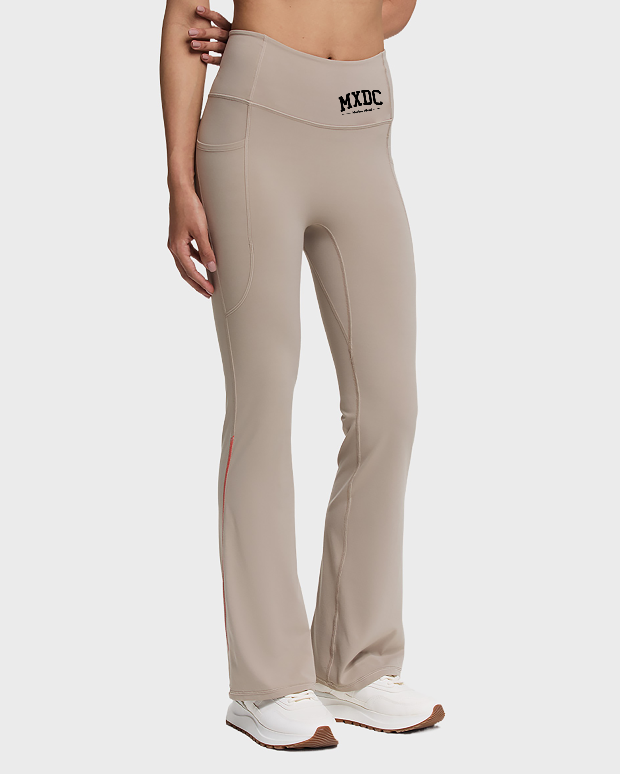 MXDC Merino Wool Women's Flared Gym Leggings