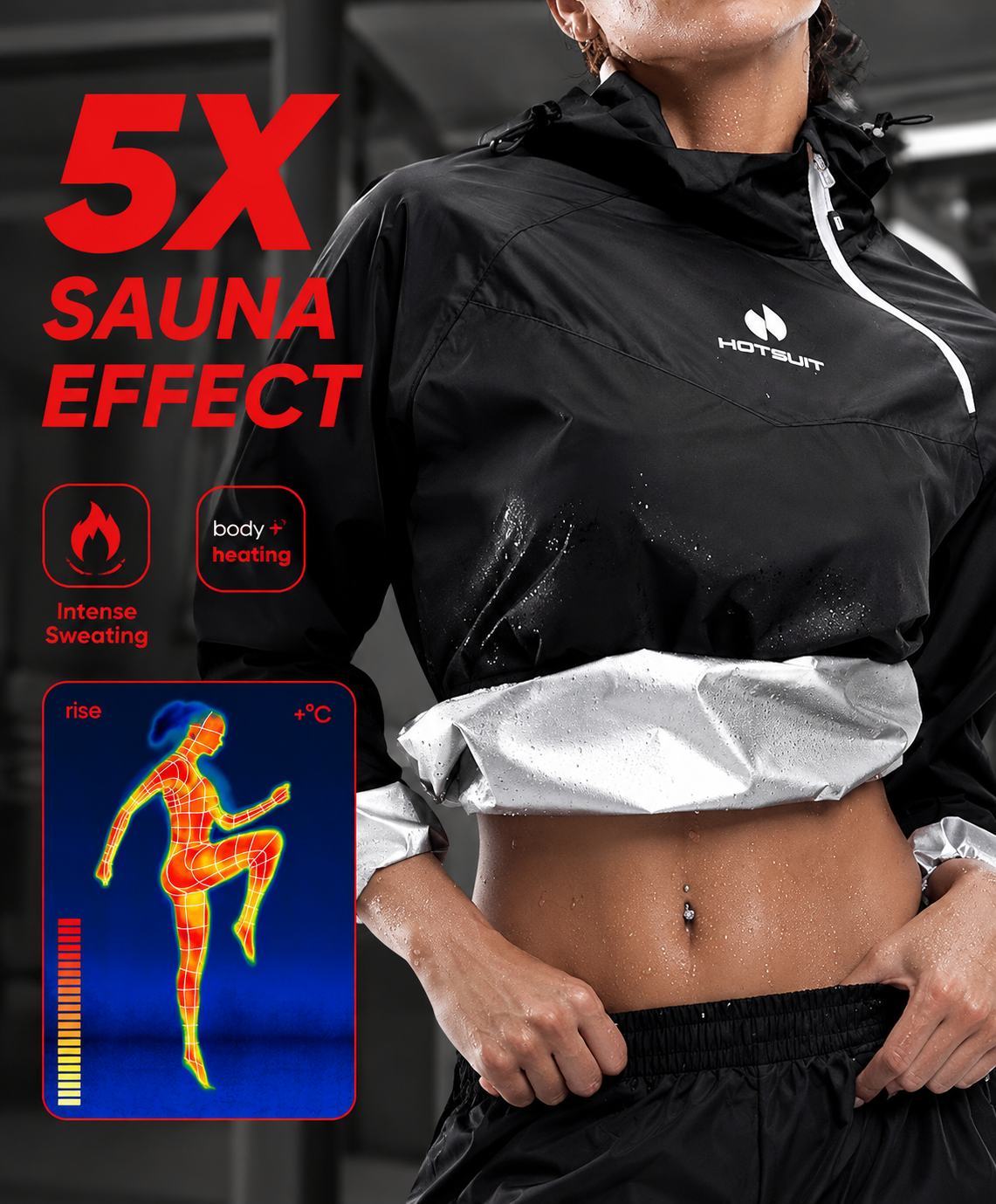 Women's 904 Flagship Contrast V2.0 Sauna Suit โ Top & Pants Set
