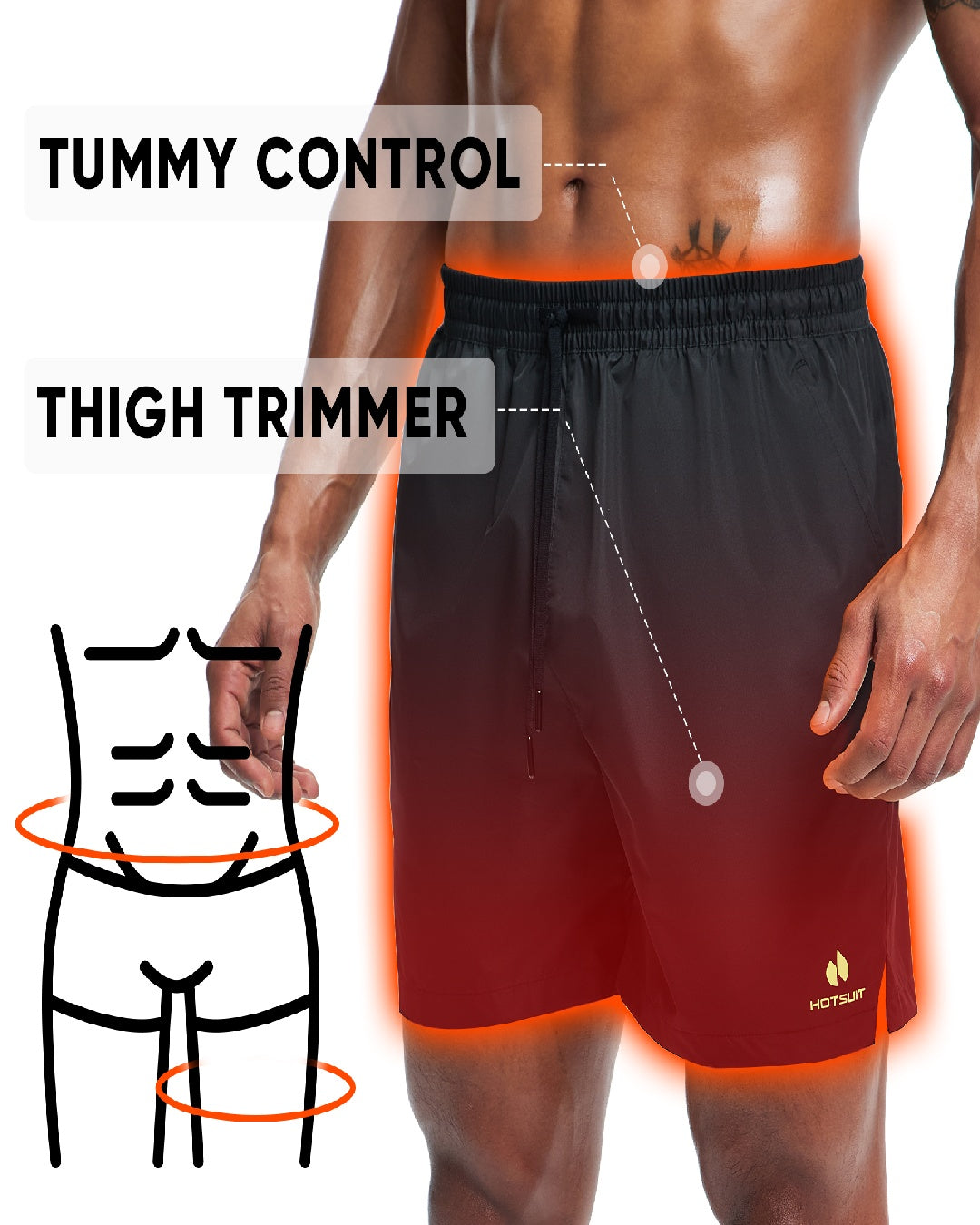 HOTSUIT Mens Sauna Shorts Sweat Sauna Pants