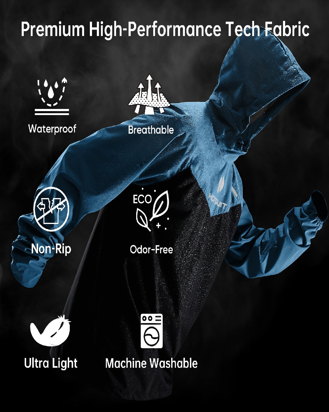 HOTSUIT Women Weight Loss Odorless Sauna Jacket Pant