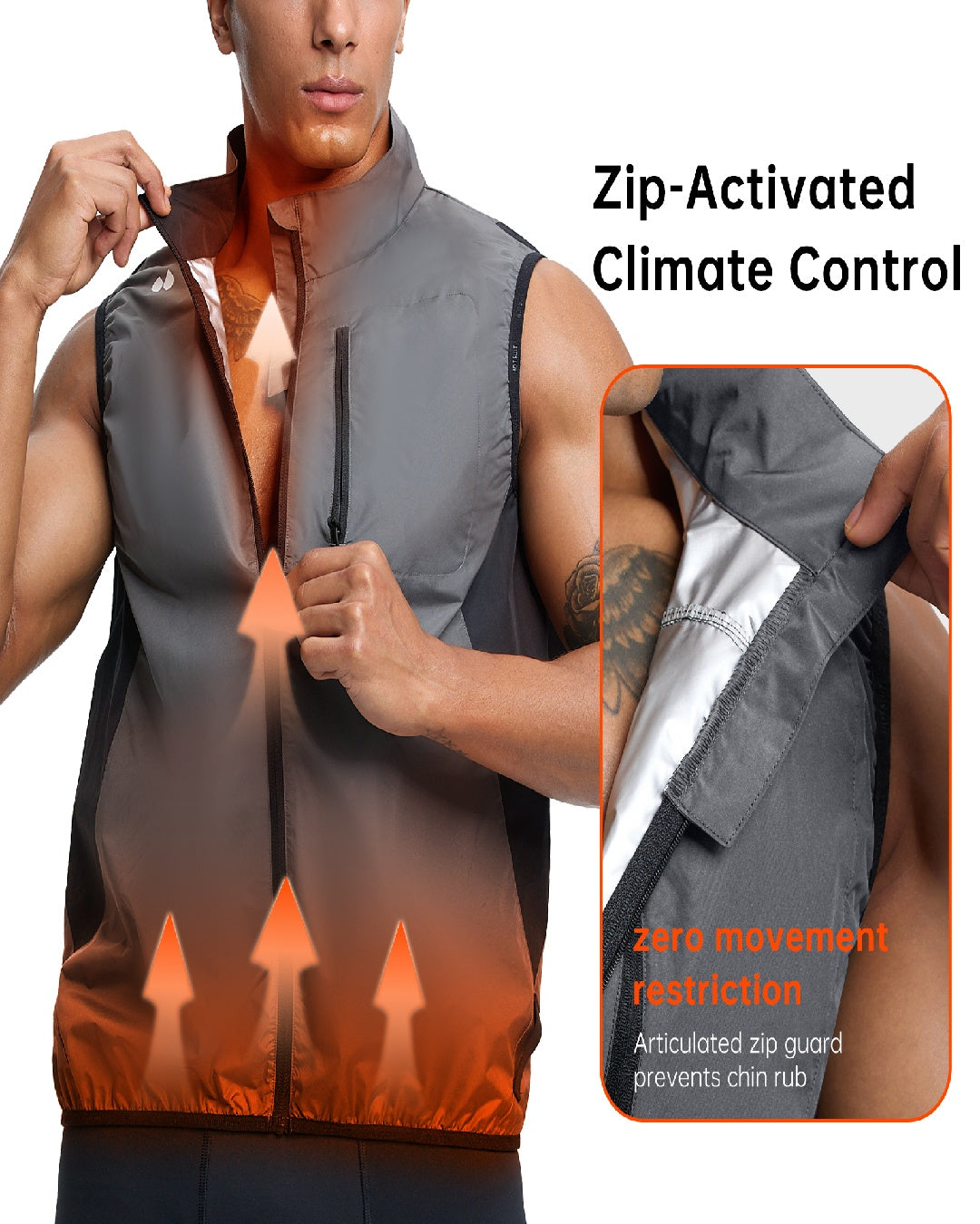 HOTSUIT Men with Pocket Workout Jacket Sauna Suit