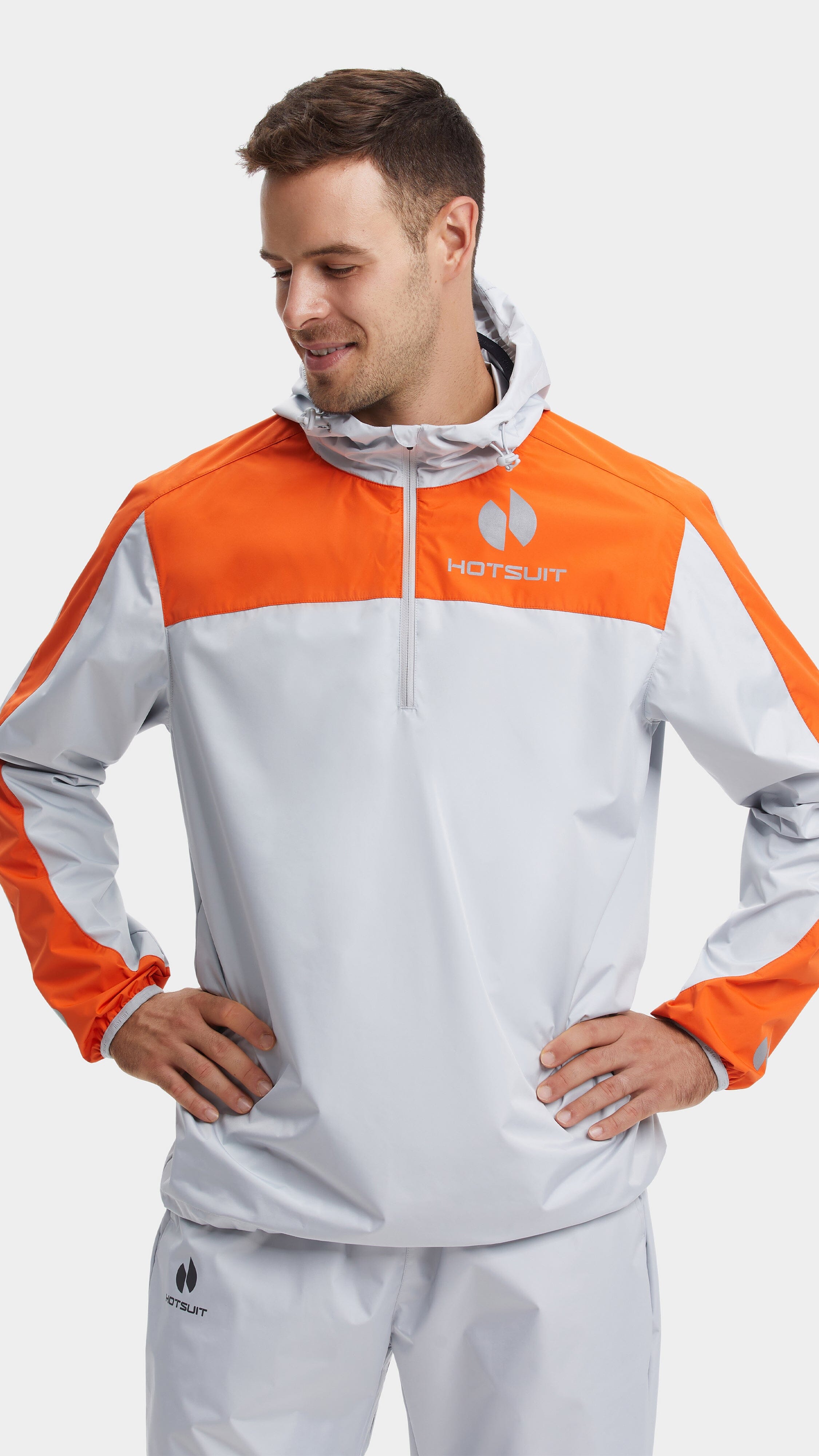 HOTSUIT Men Contrast Sauna Jacket