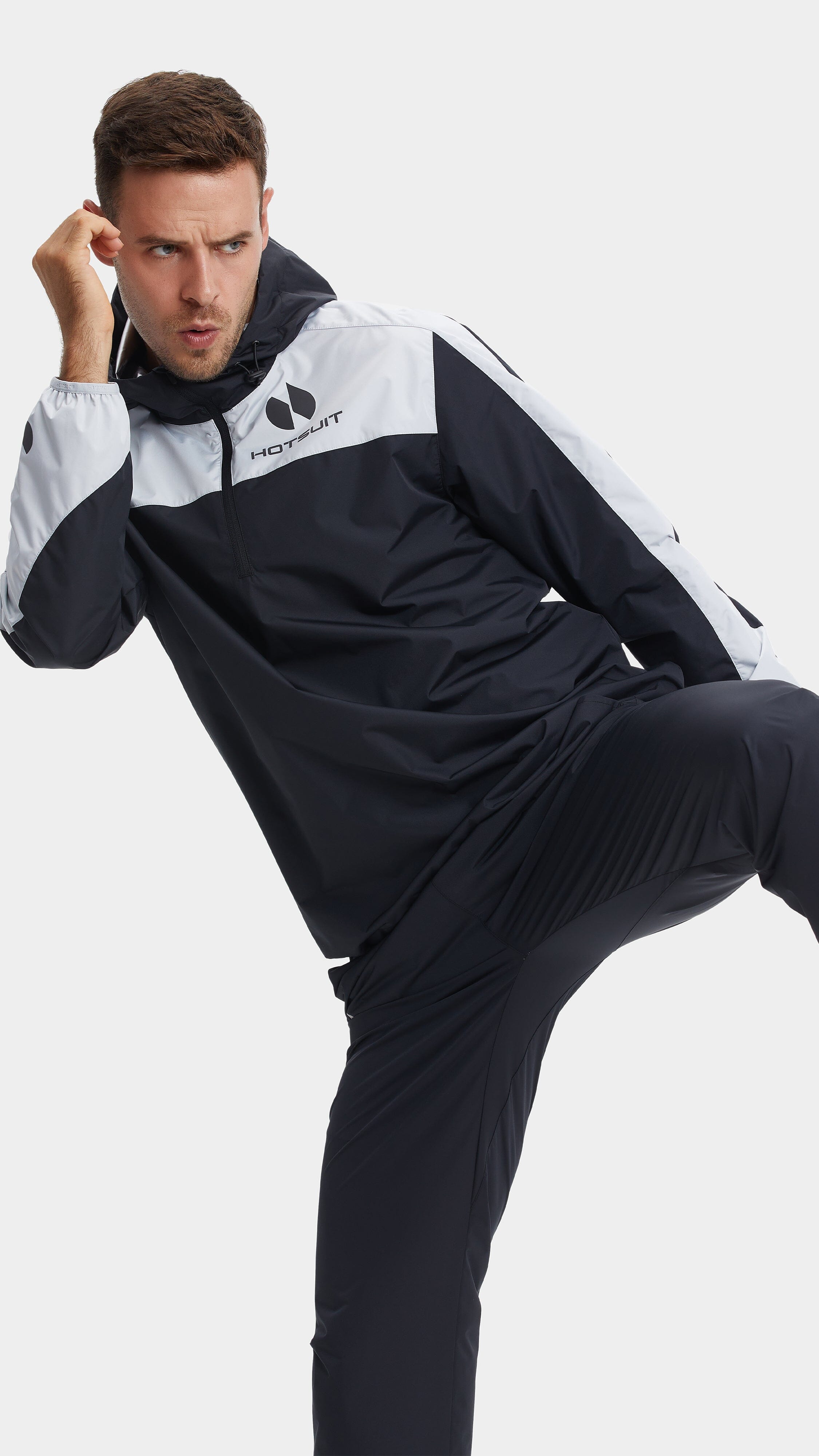 HOTSUIT Men Contrast Sauna Jacket