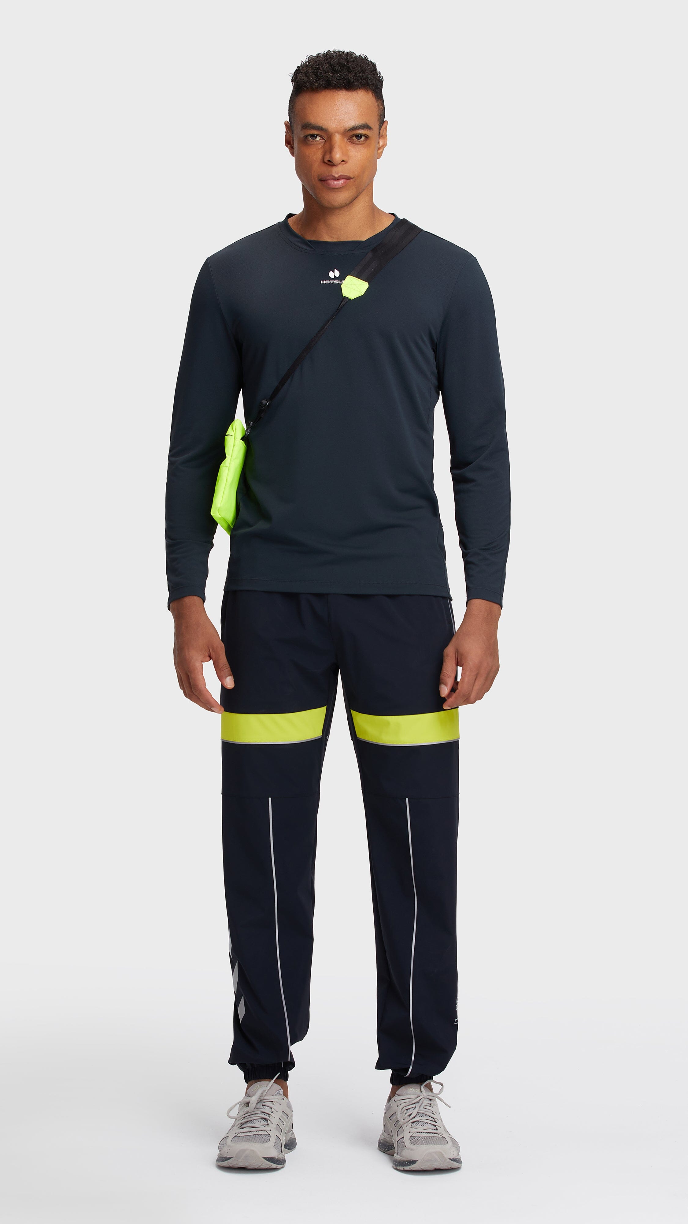 HOTSUIT Men Crewneck Tech long T-Shirt