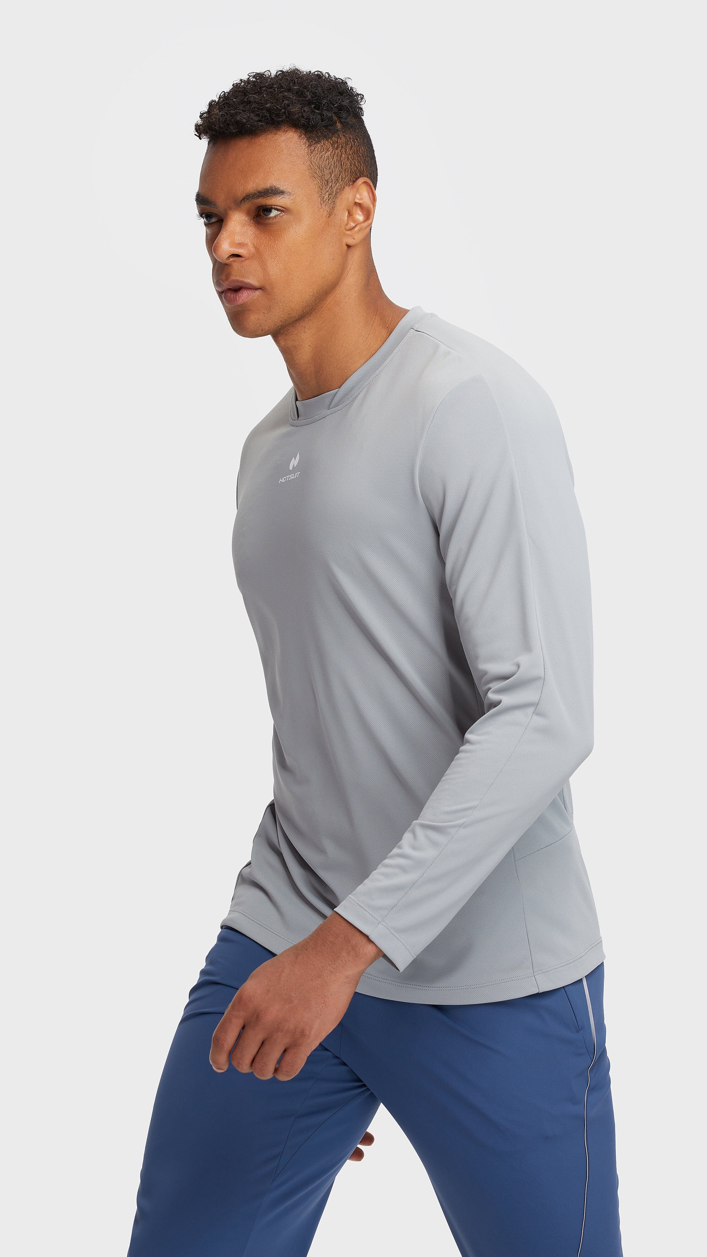 HOTSUIT Men Crewneck Tech long T-Shirt