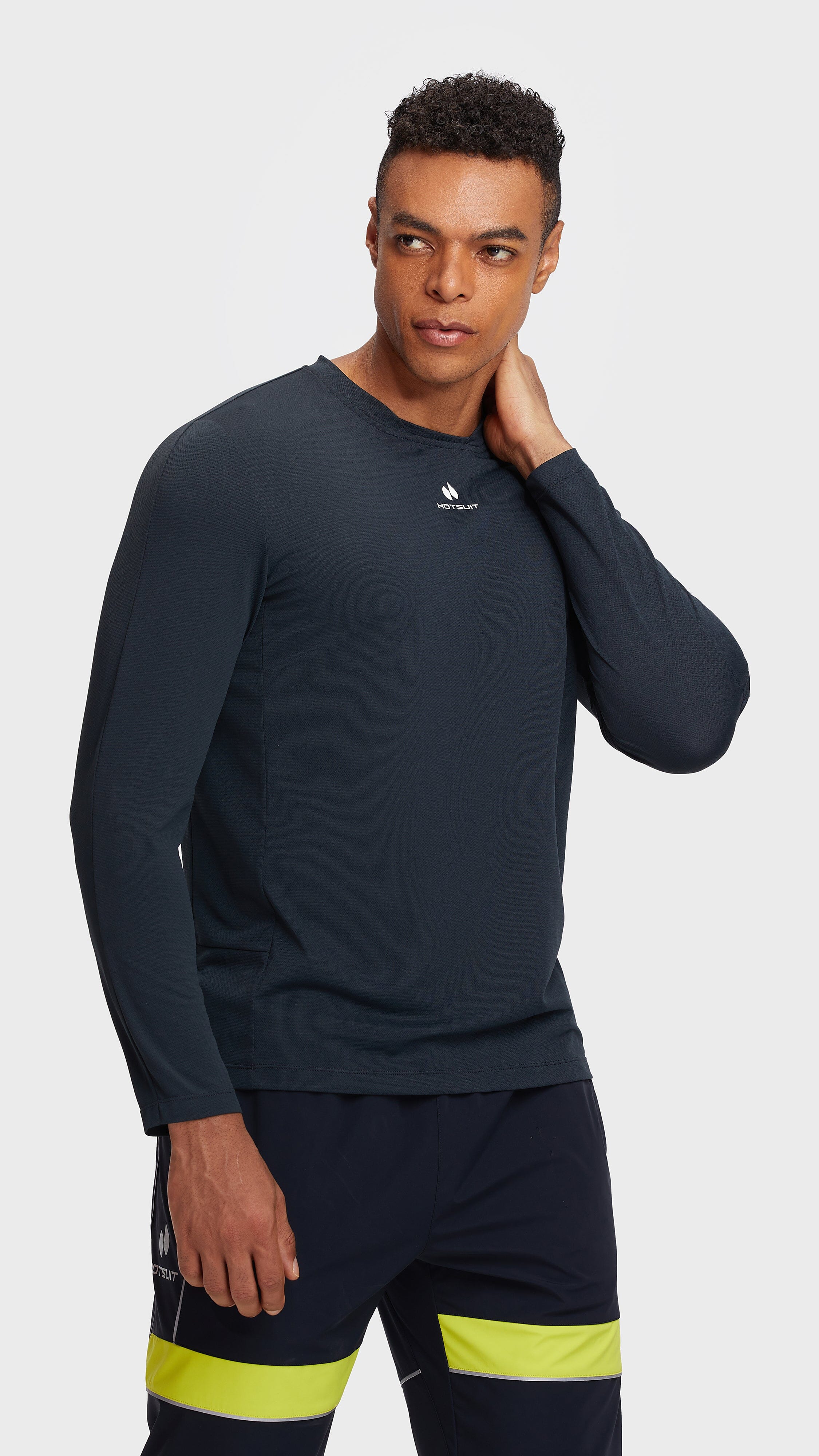 HOTSUIT Men Crewneck Tech long T-Shirt