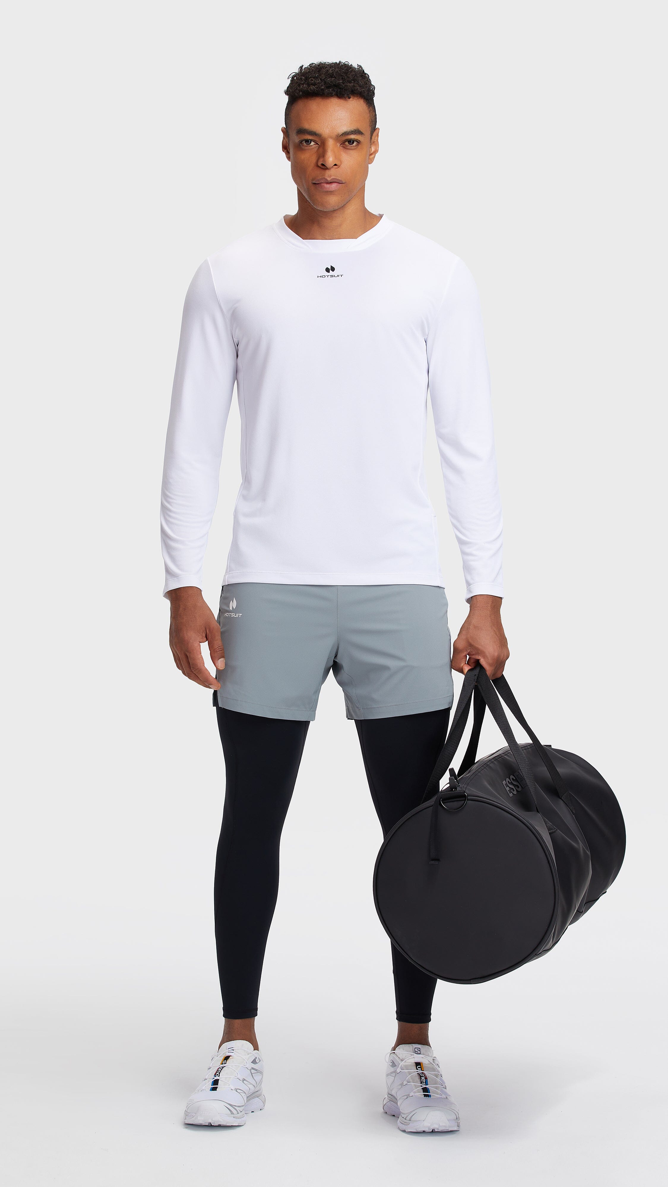 HOTSUIT Men Crewneck Tech long T-Shirt