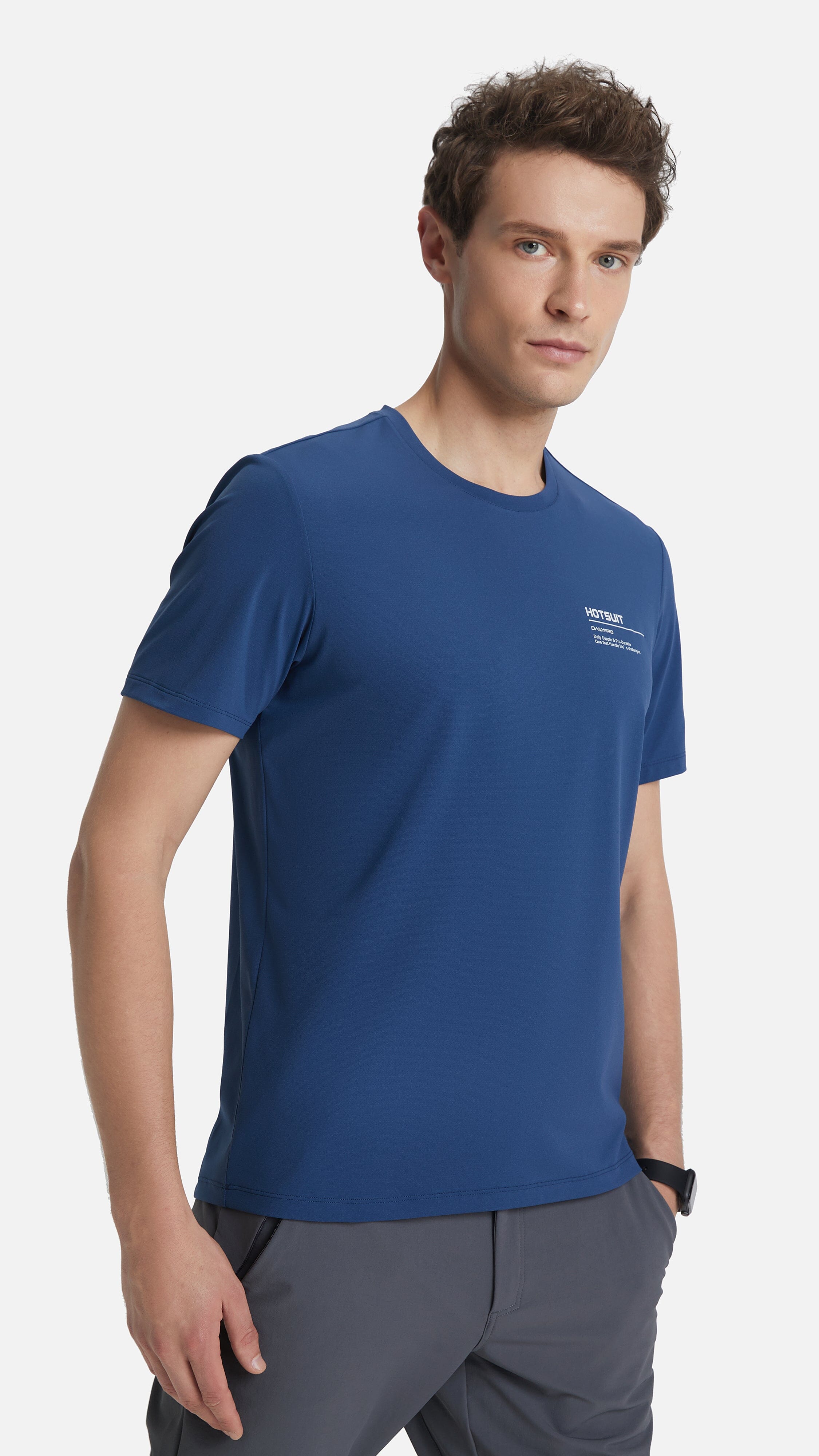HOTSUIT Men Regular Fit Short T-shirt