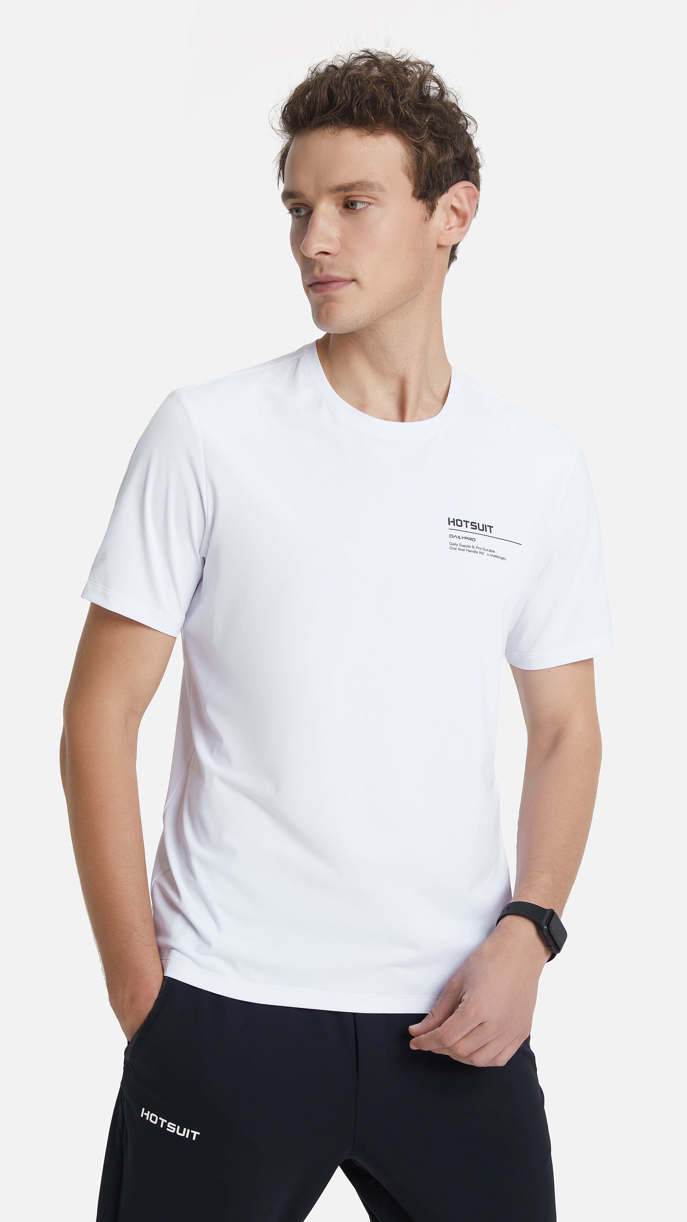 HOTSUIT Men Regular Fit Short T-shirt