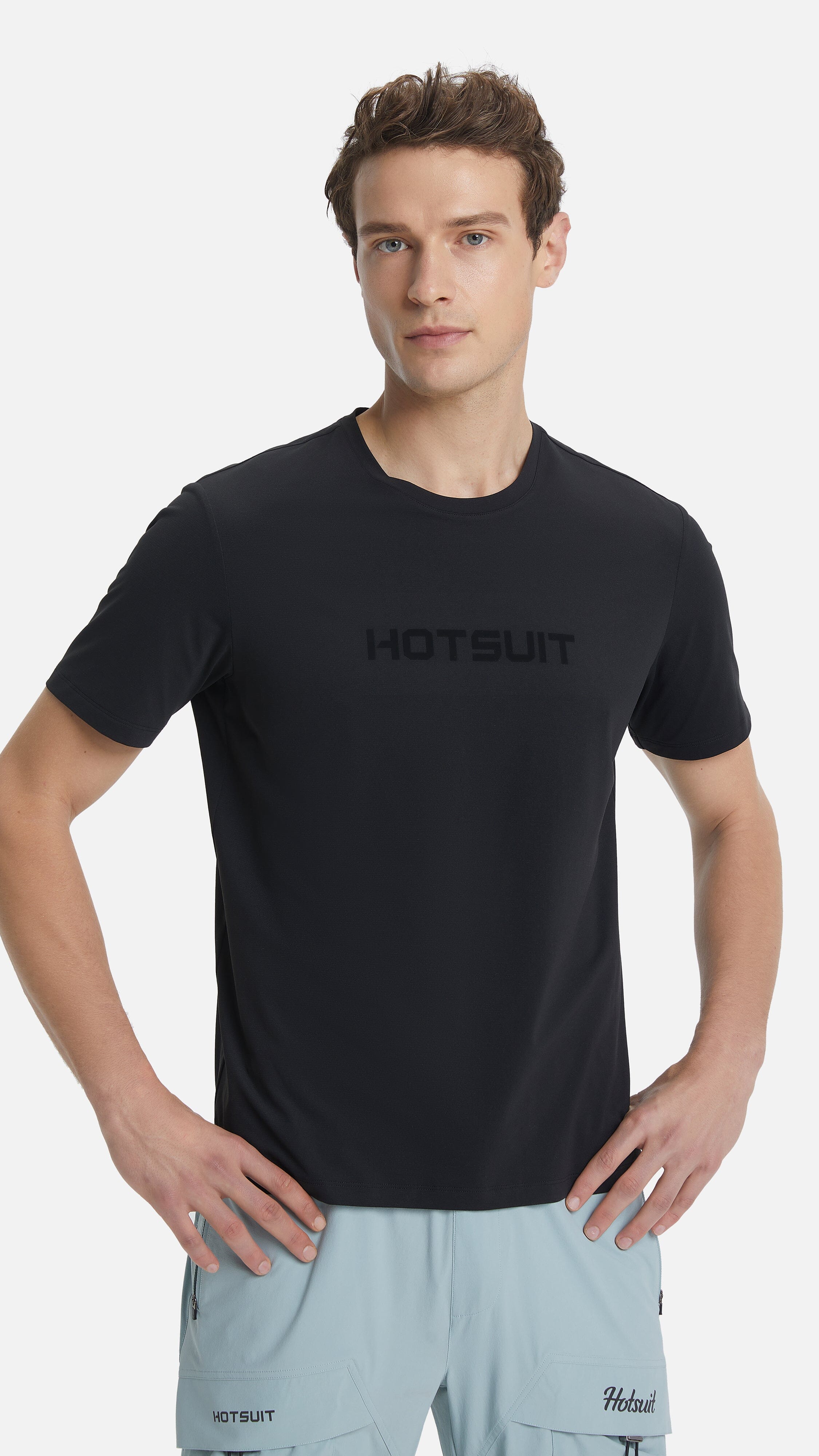 HOTSUIT Men Seamless Short T-shirt