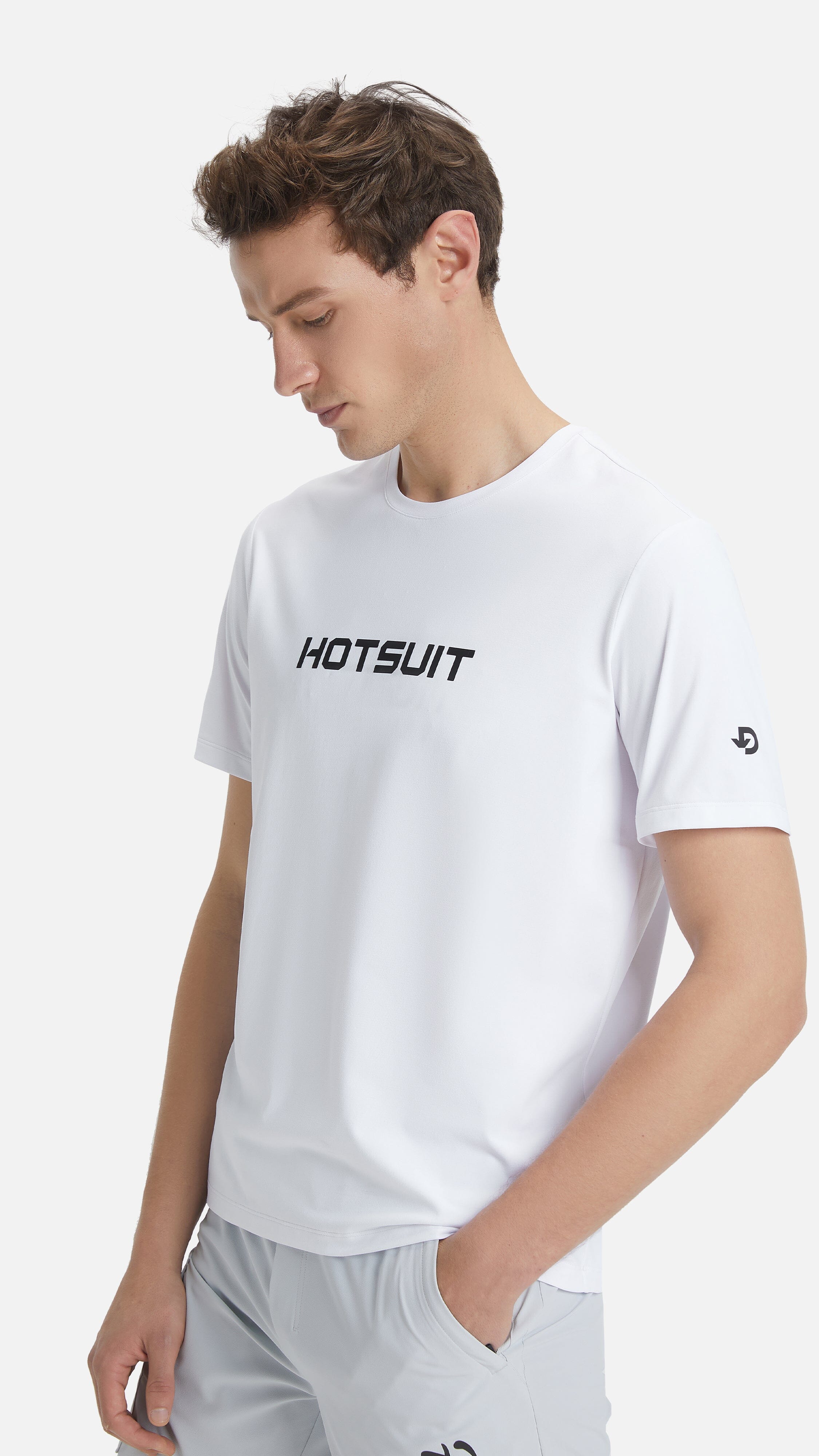 HOTSUIT Men Seamless Short T-shirt