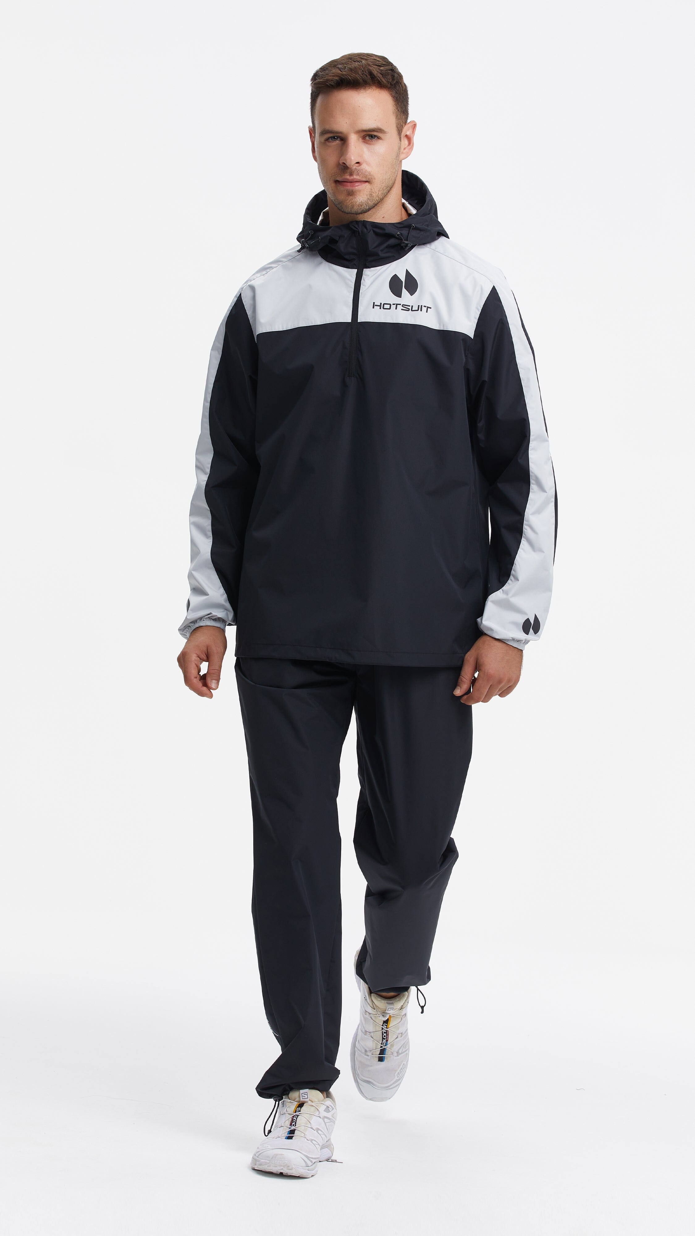 HOTSUIT Men Upgrade Half Zip Sauna Suit