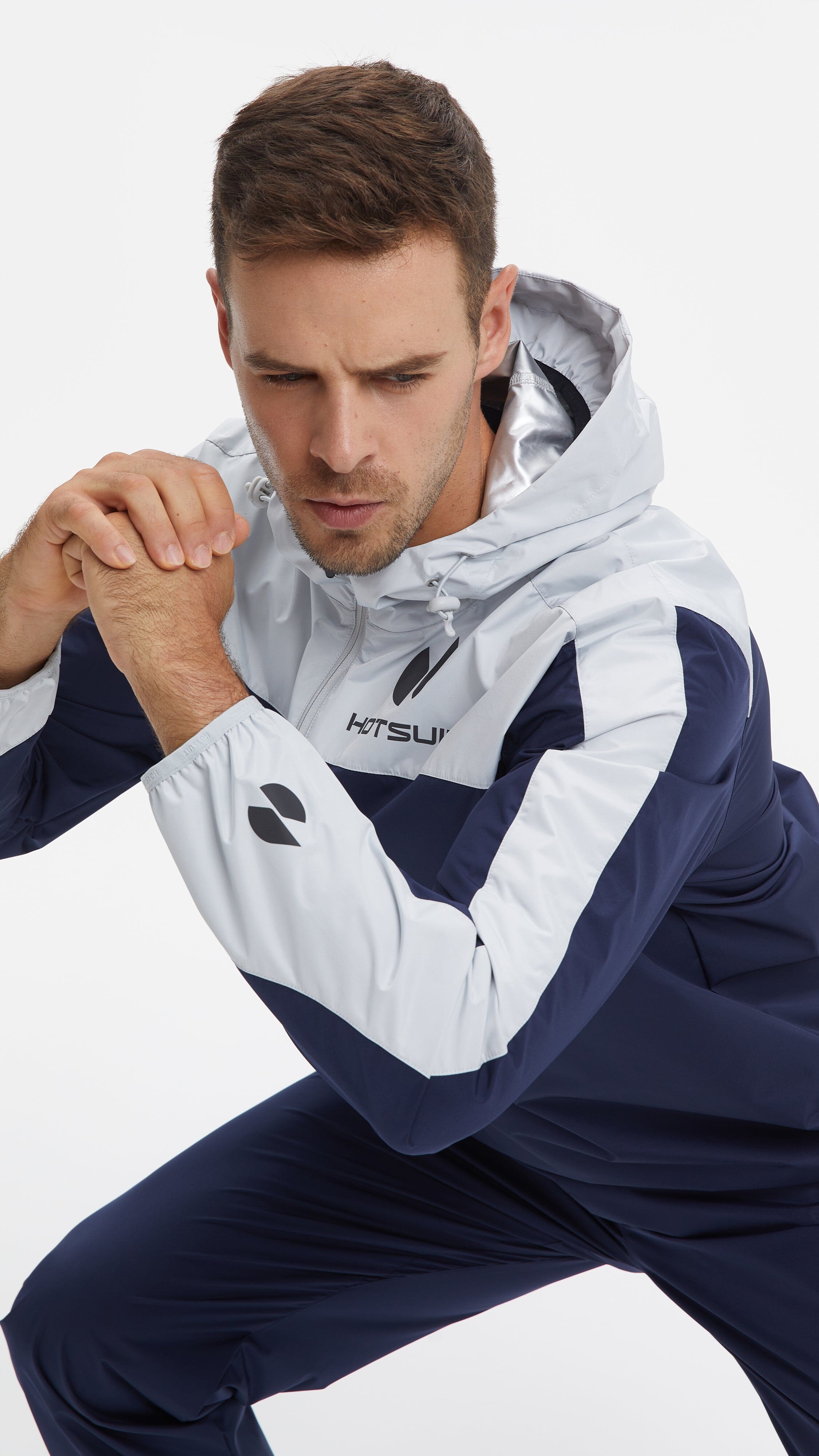 HOTSUIT Men Upgrade Half Zip Sauna Suit