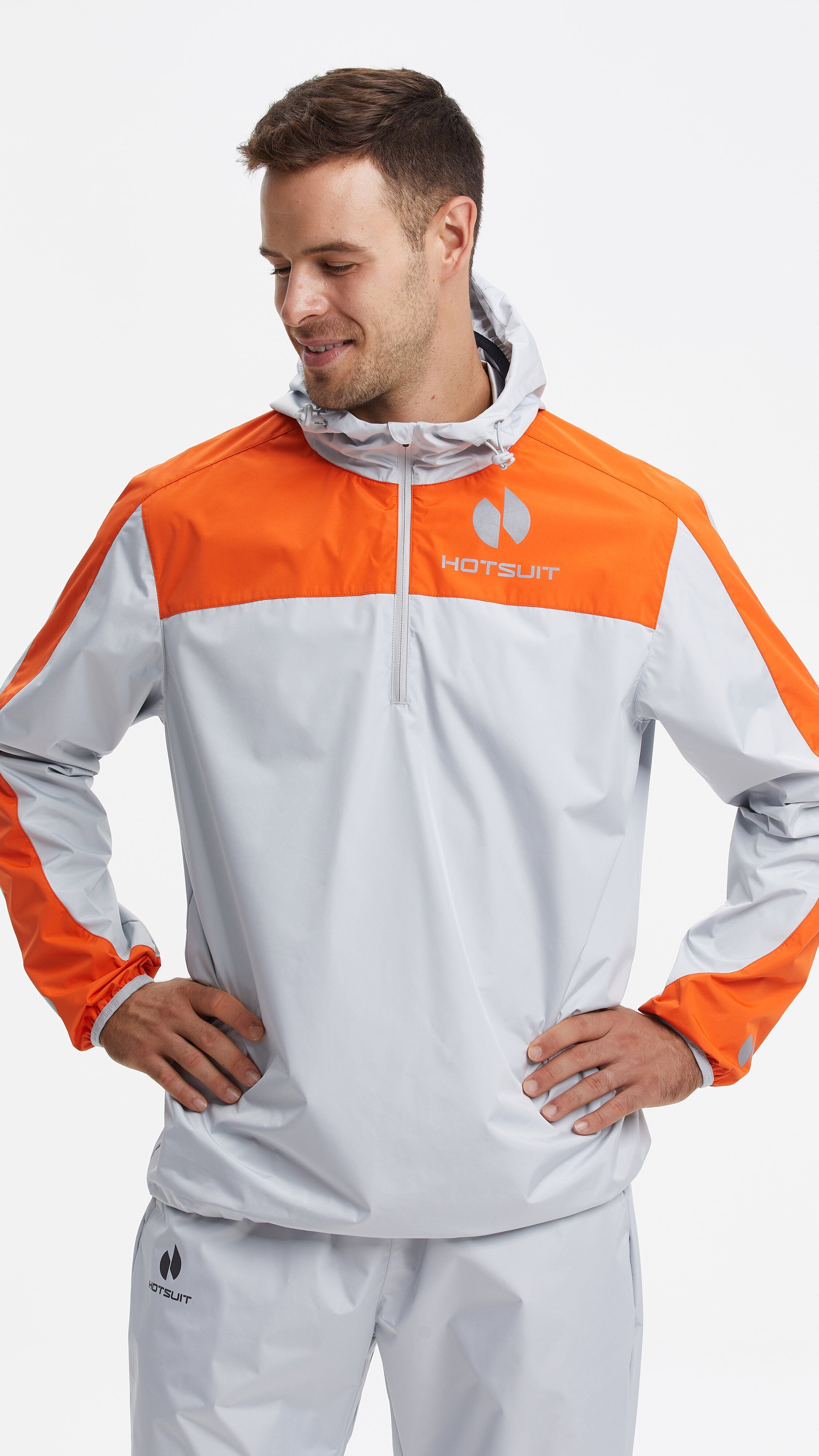HOTSUIT Men Upgrade Half Zip Sauna Suit