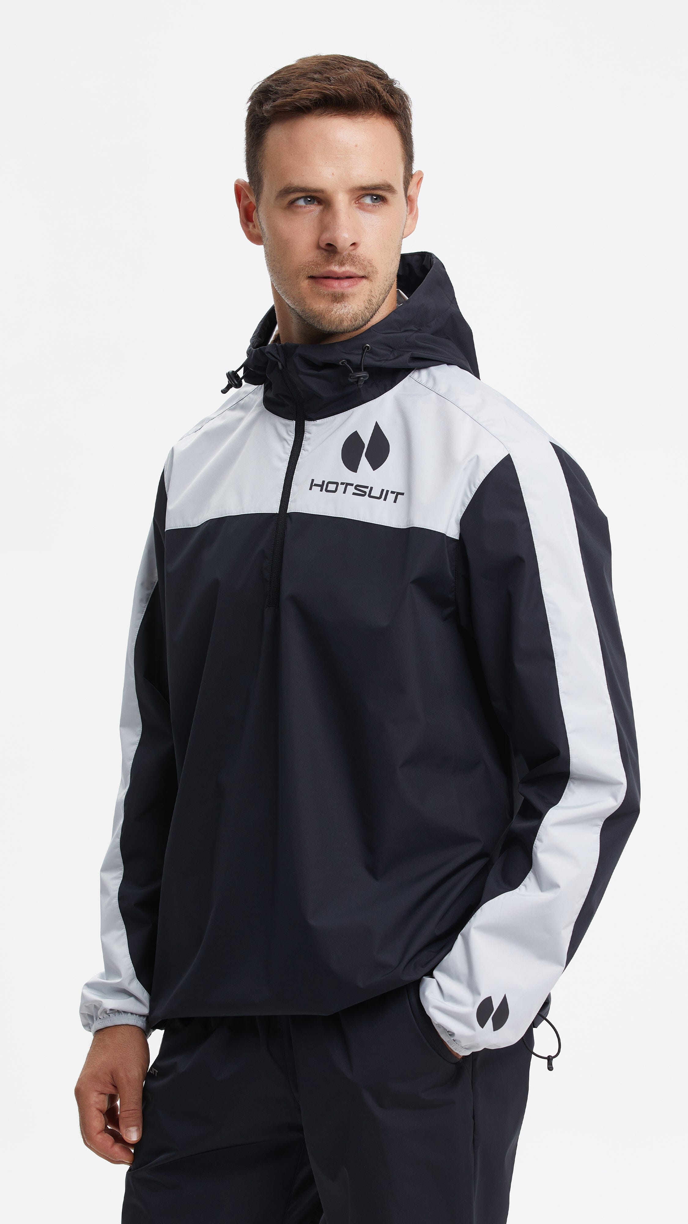 HOTSUIT Men Upgrade Half Zip Sauna Suit