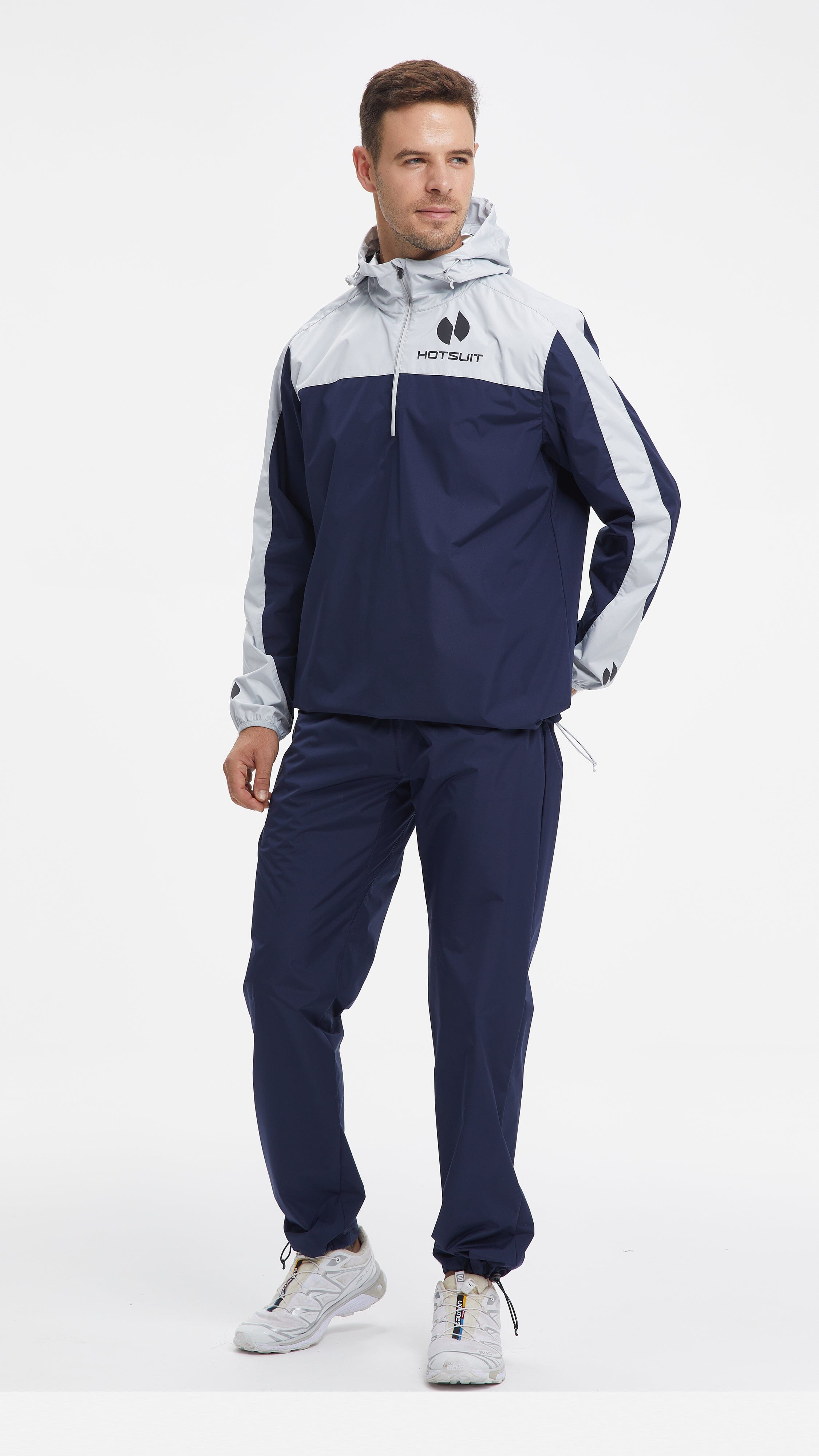HOTSUIT Men Upgrade Half Zip Sauna Suit