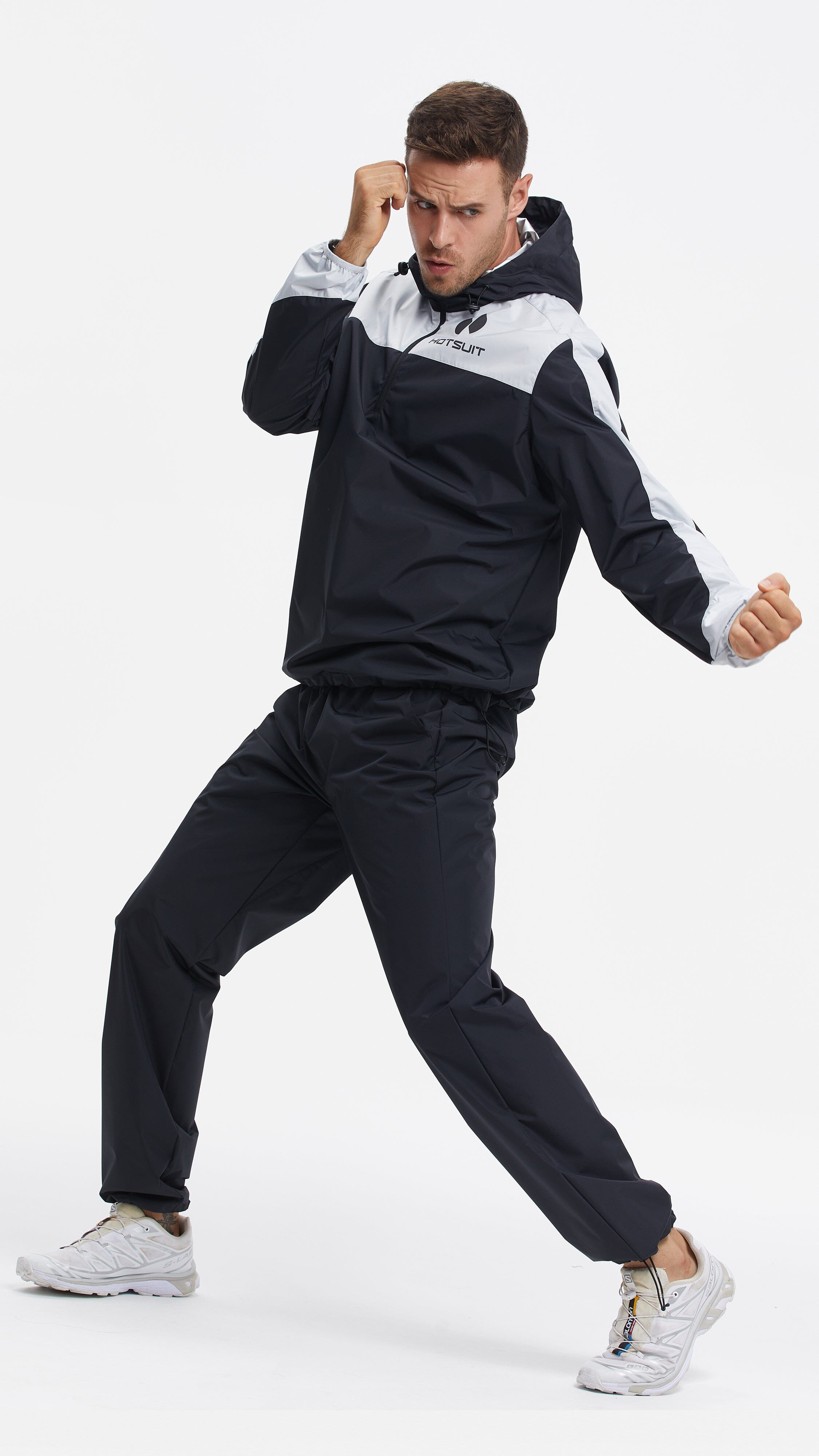 HOTSUIT Men Upgrade Half Zip Sauna Suit