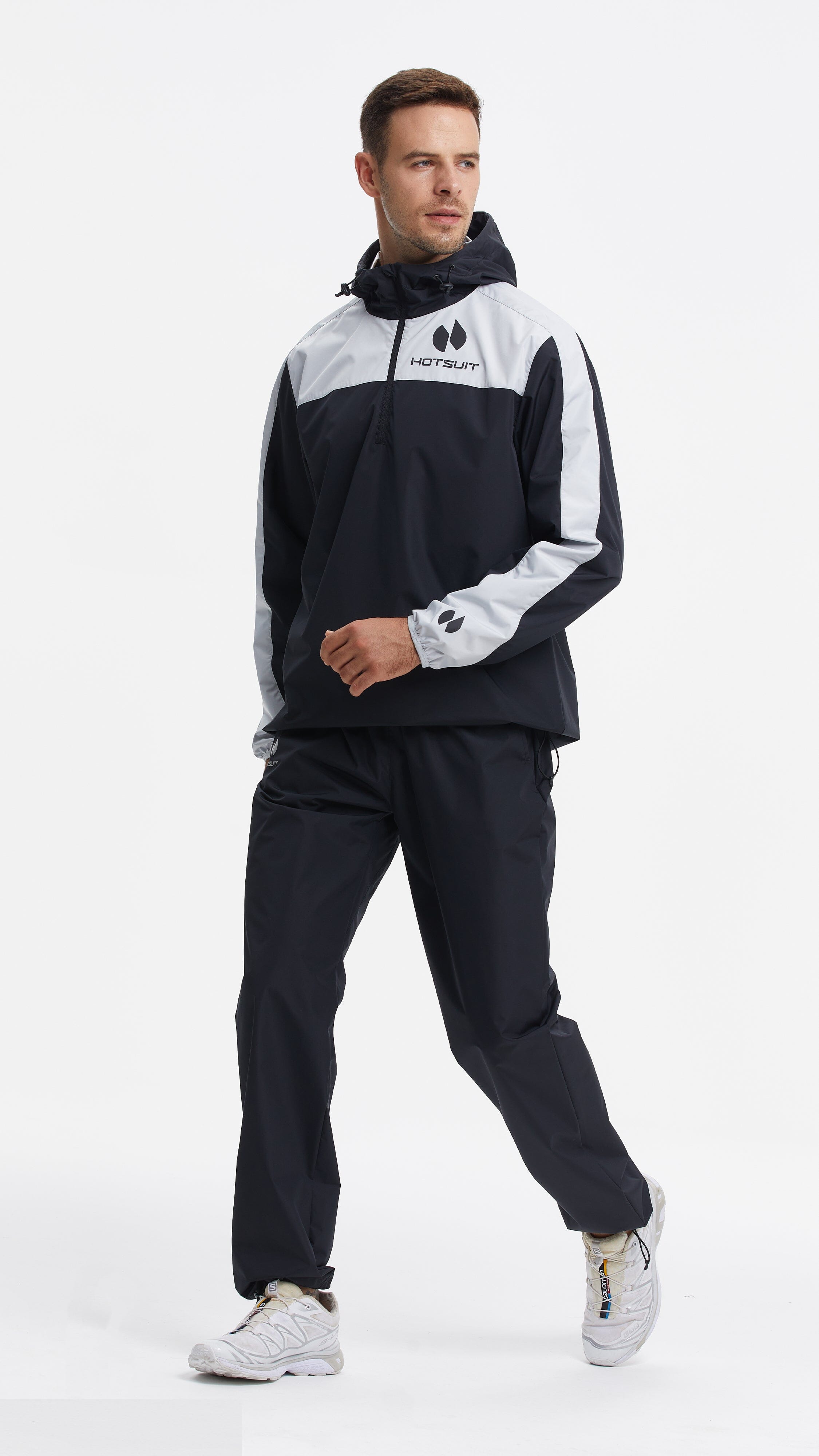 HOTSUIT Men Upgrade Half Zip Sauna Suit
