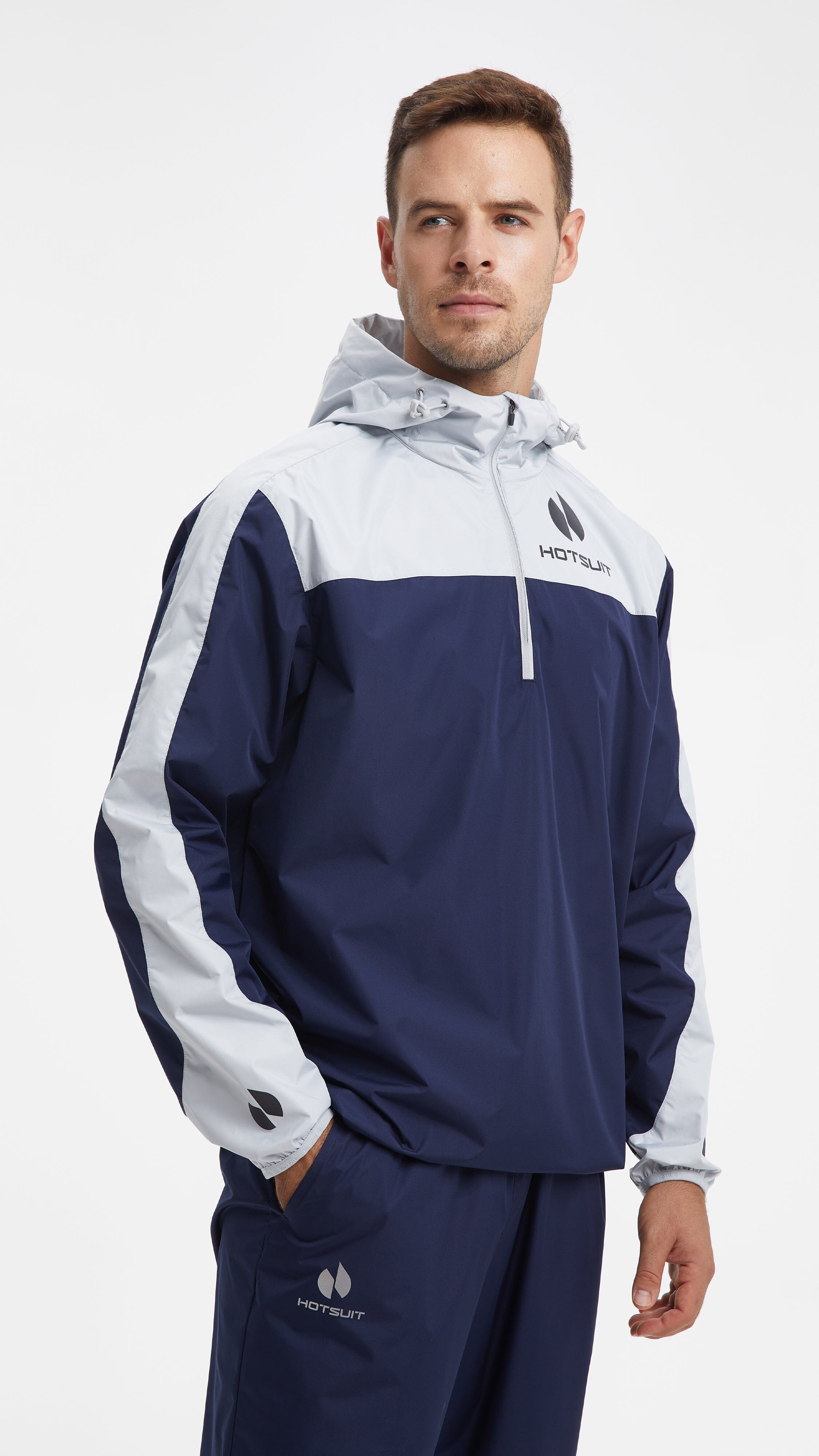 HOTSUIT Men Upgrade Half Zip Sauna Suit