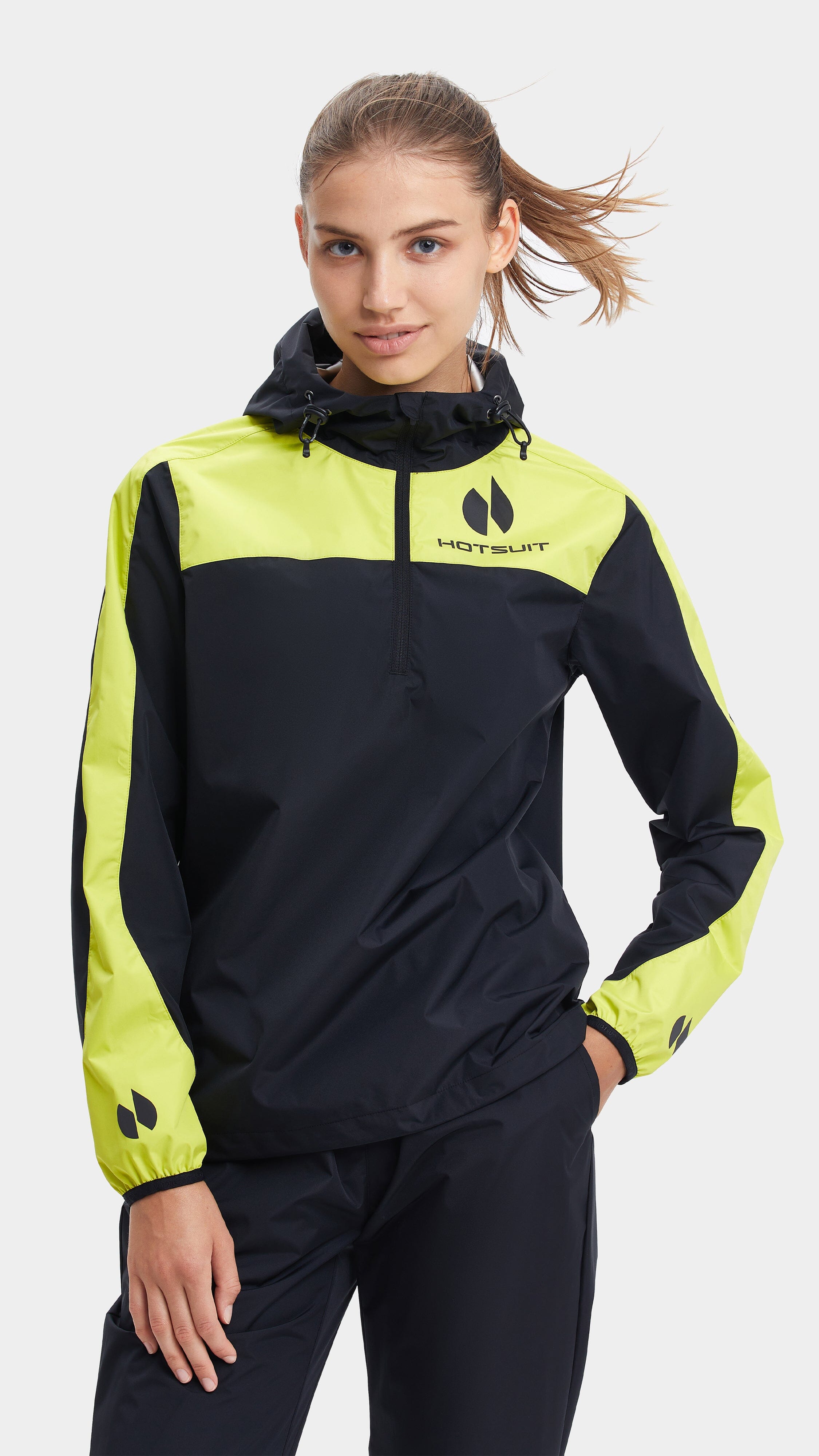 HOTSUIT Women Contrast Sauna Jacket