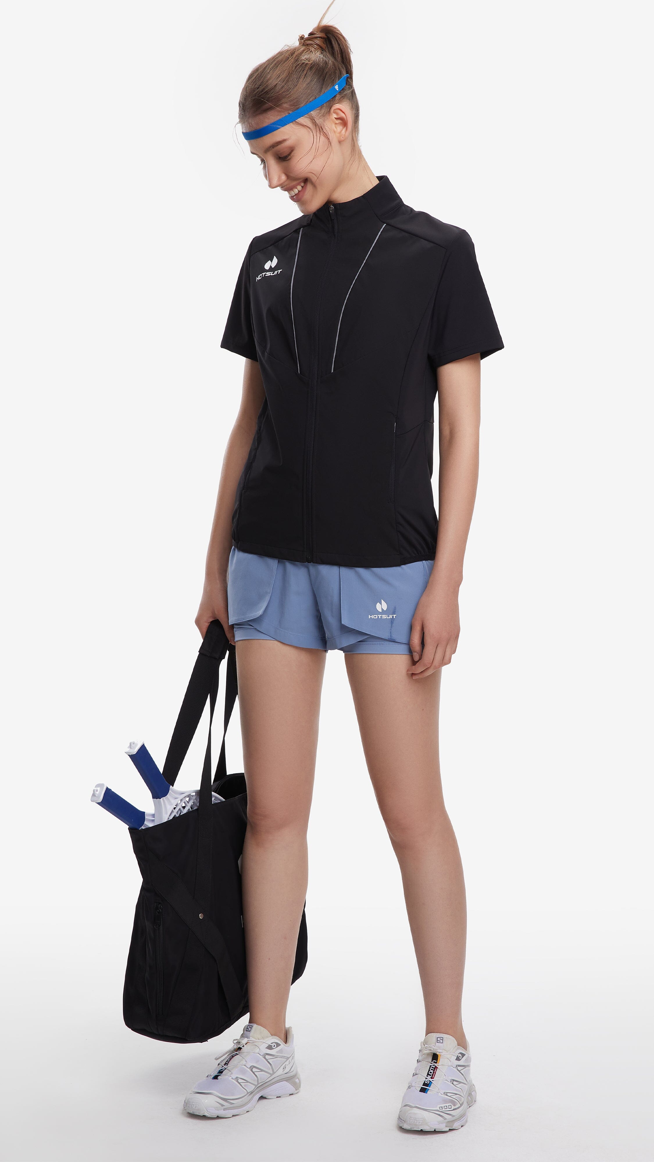 HOTSUIT Women Short Training Sauna Top