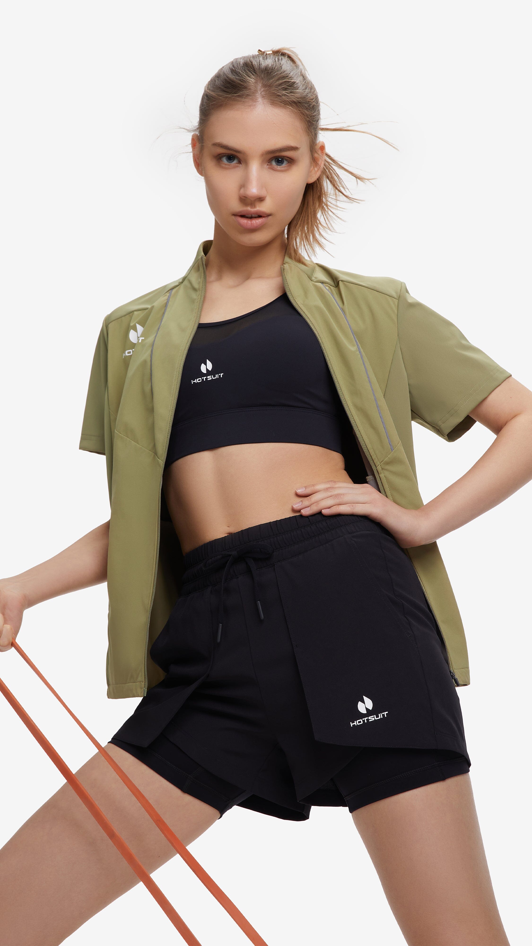 HOTSUIT Women Short Training Sauna Top