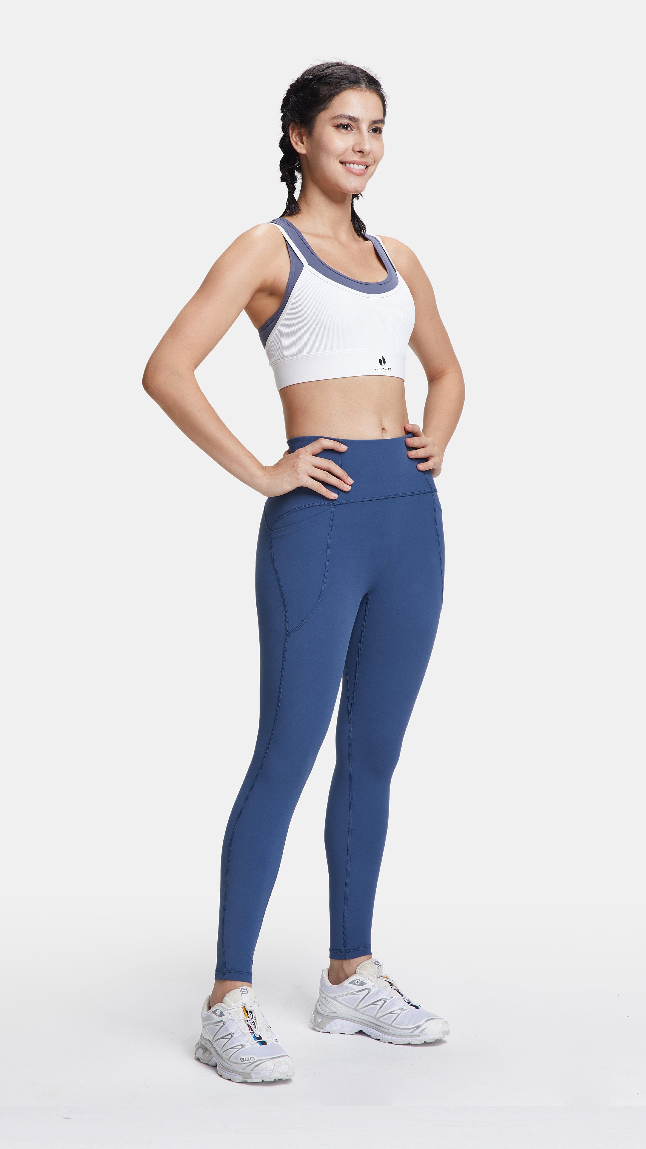 HOTSUIT Women Two-Layer Sports Bra