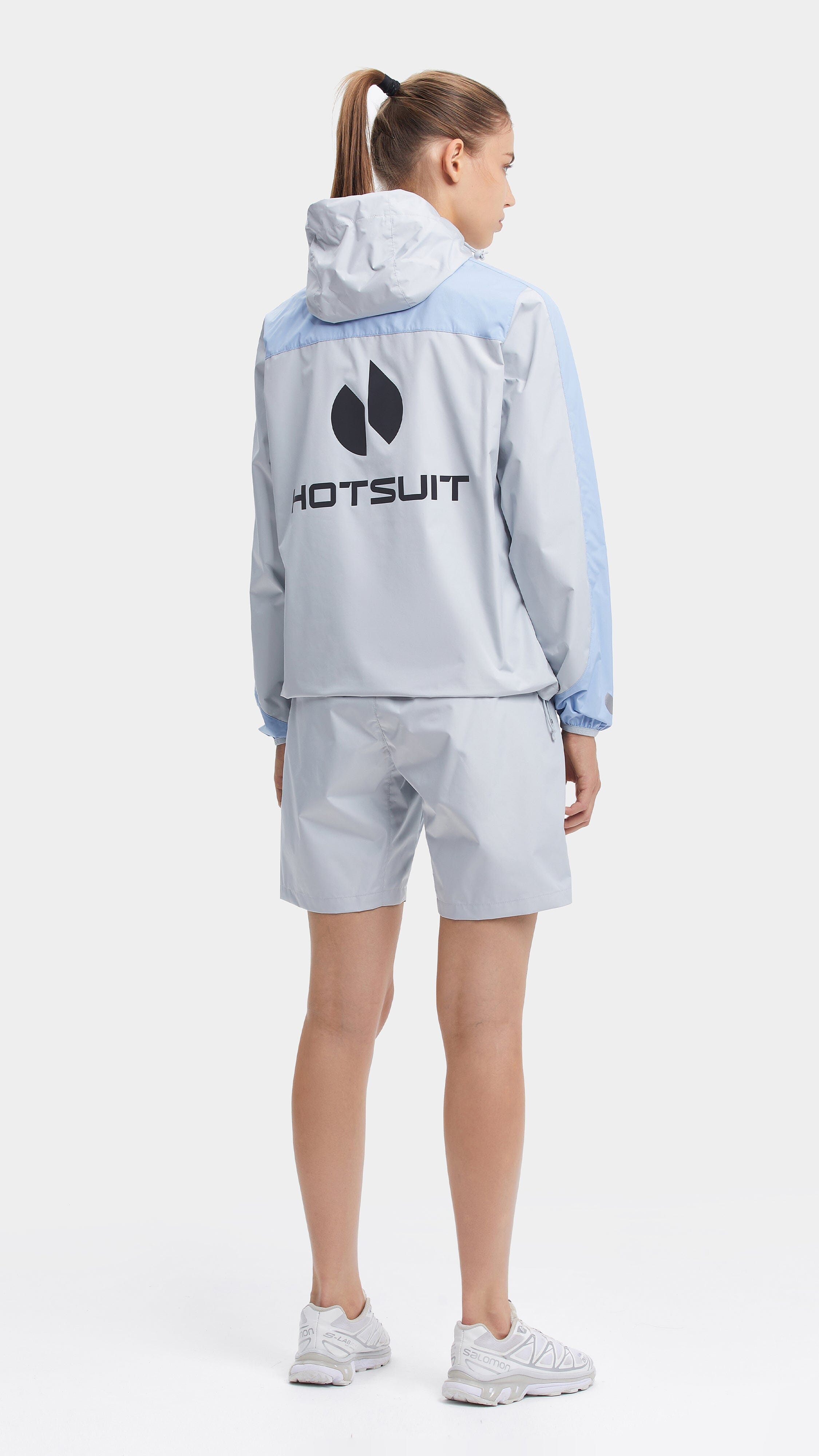 HOTSUIT Women Upgrade Short Half Zip Sauna Suit