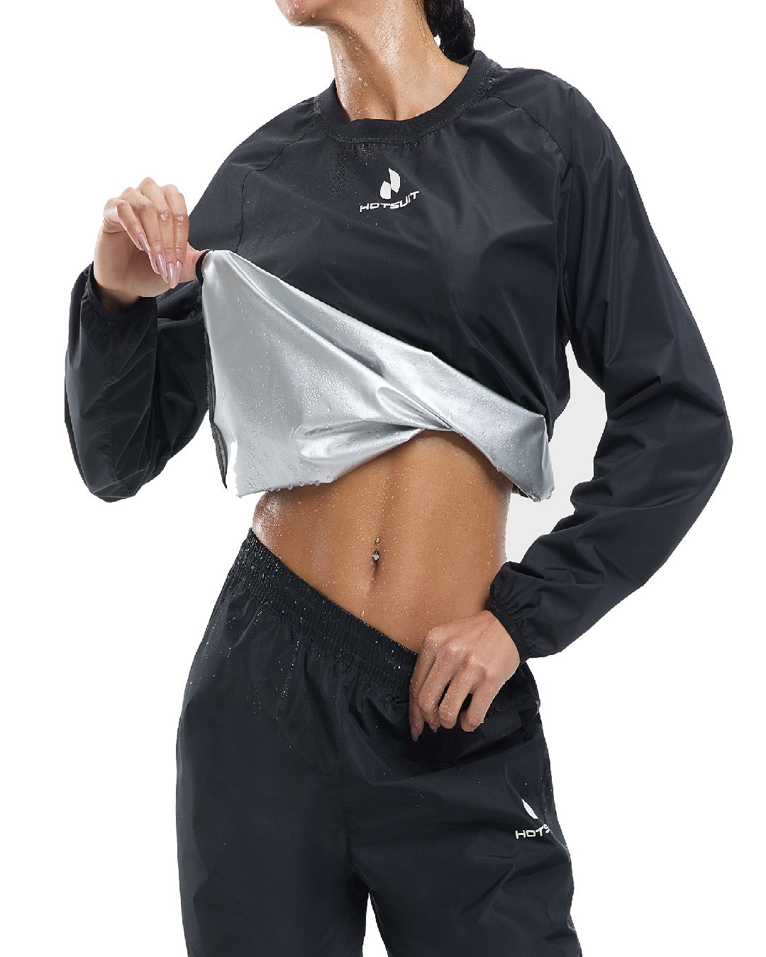 HOTSUIT Women Gym Workout Sauna Jacket Pants
