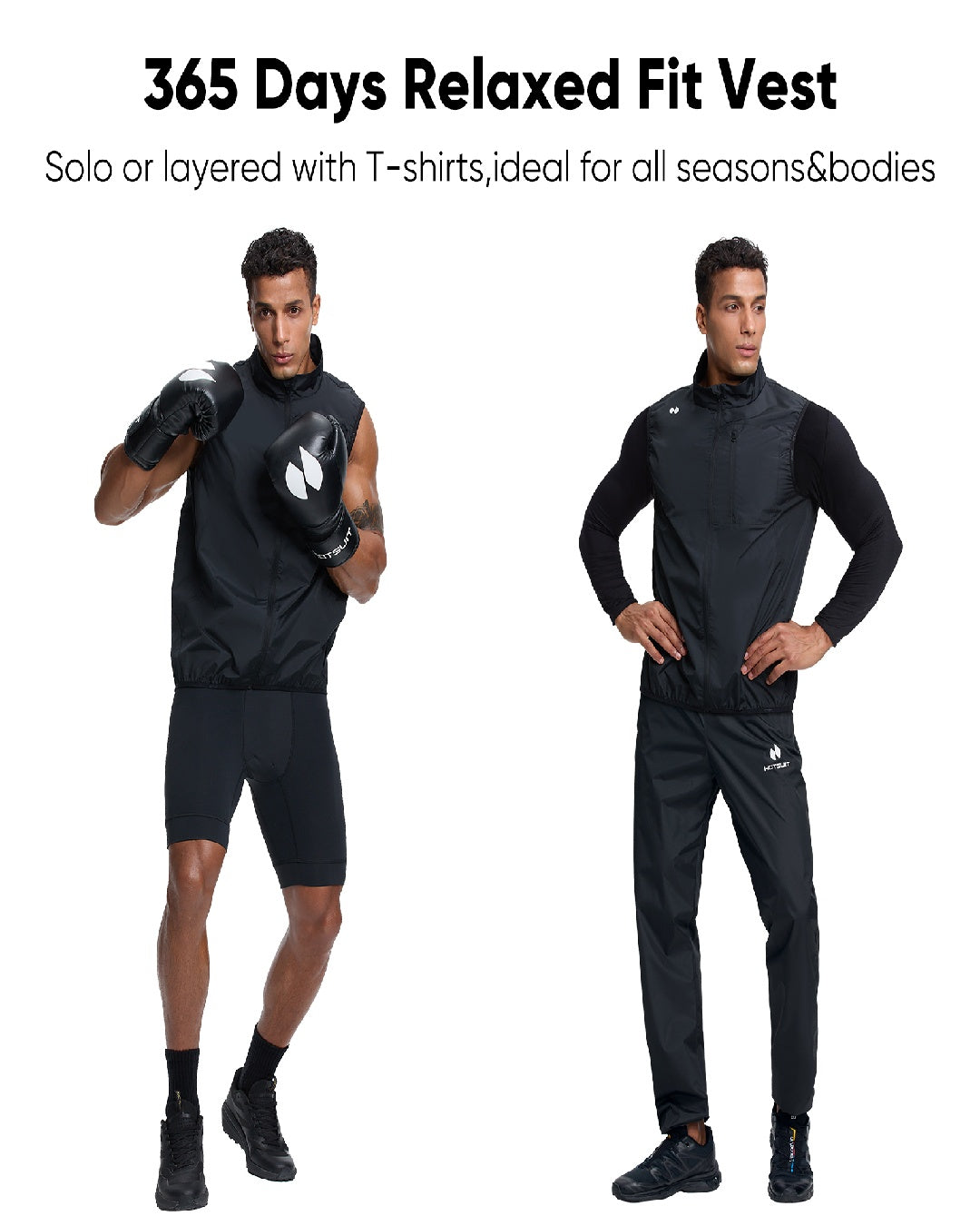 HOTSUIT Men with Pocket Workout Jacket Sauna Suit