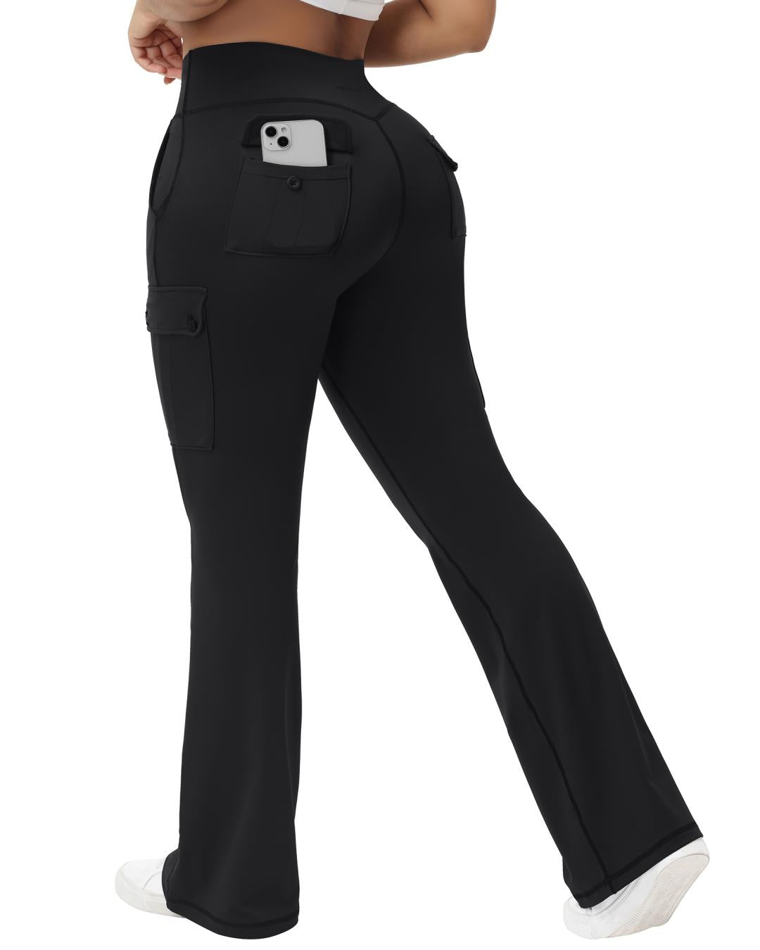 HOTSUIT Women 6 Pockets Cargo Yoga Pants