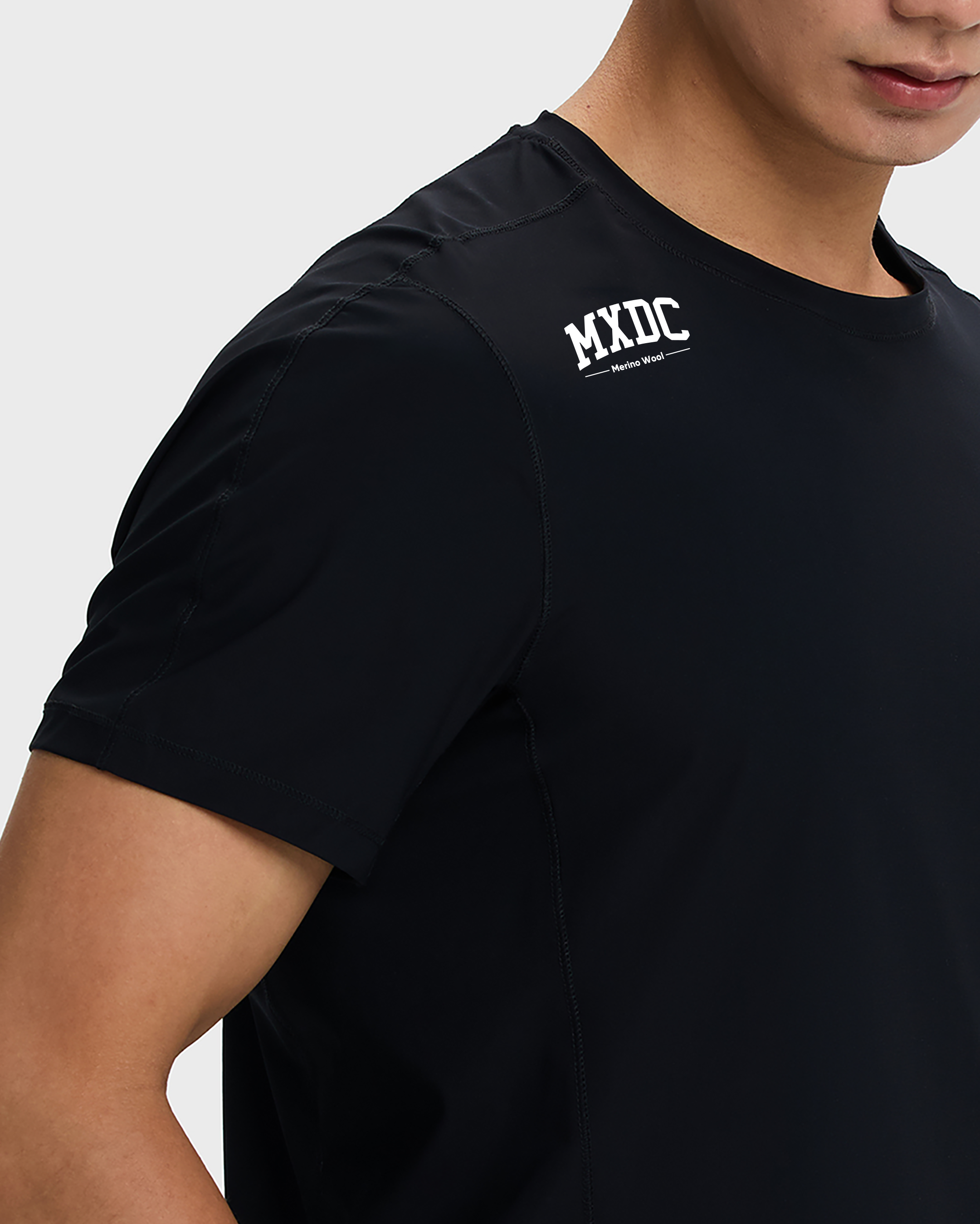 MXDC Merino Wool Men's Short-Sleeve T-Shirt