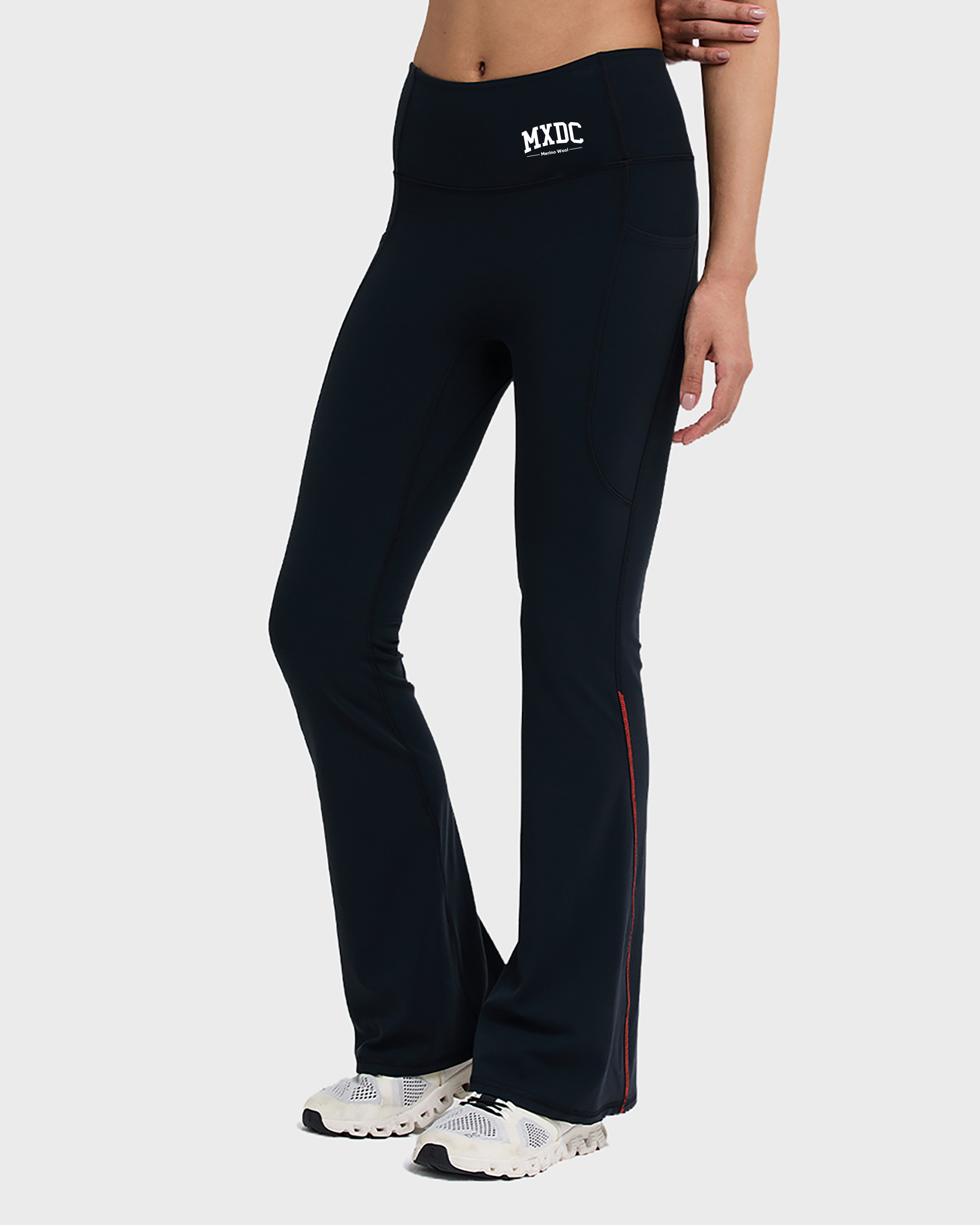 MXDC Merino Wool Women's Flared Gym Leggings
