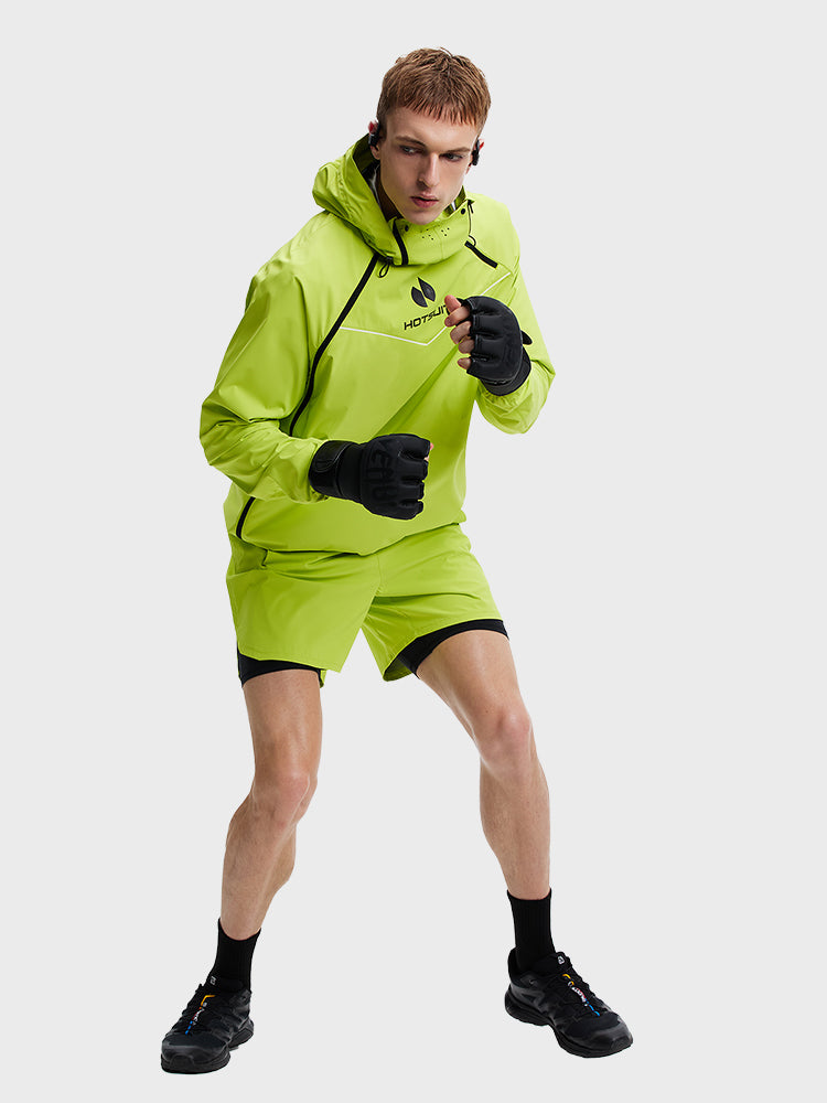 Shop Men's 904 MAX Hooded Sauna Suit with Shorts - HOTSUIT
