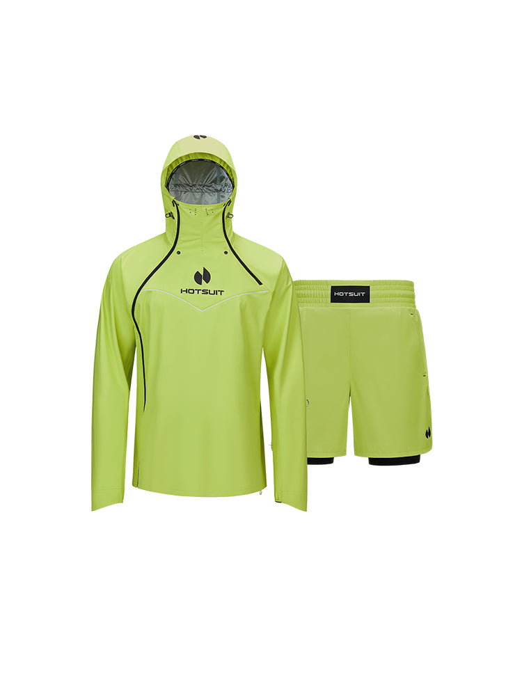 Shop 904 MAX Gorpcore Hooded Sauna Suit with Shorts Set - HOTSUIT