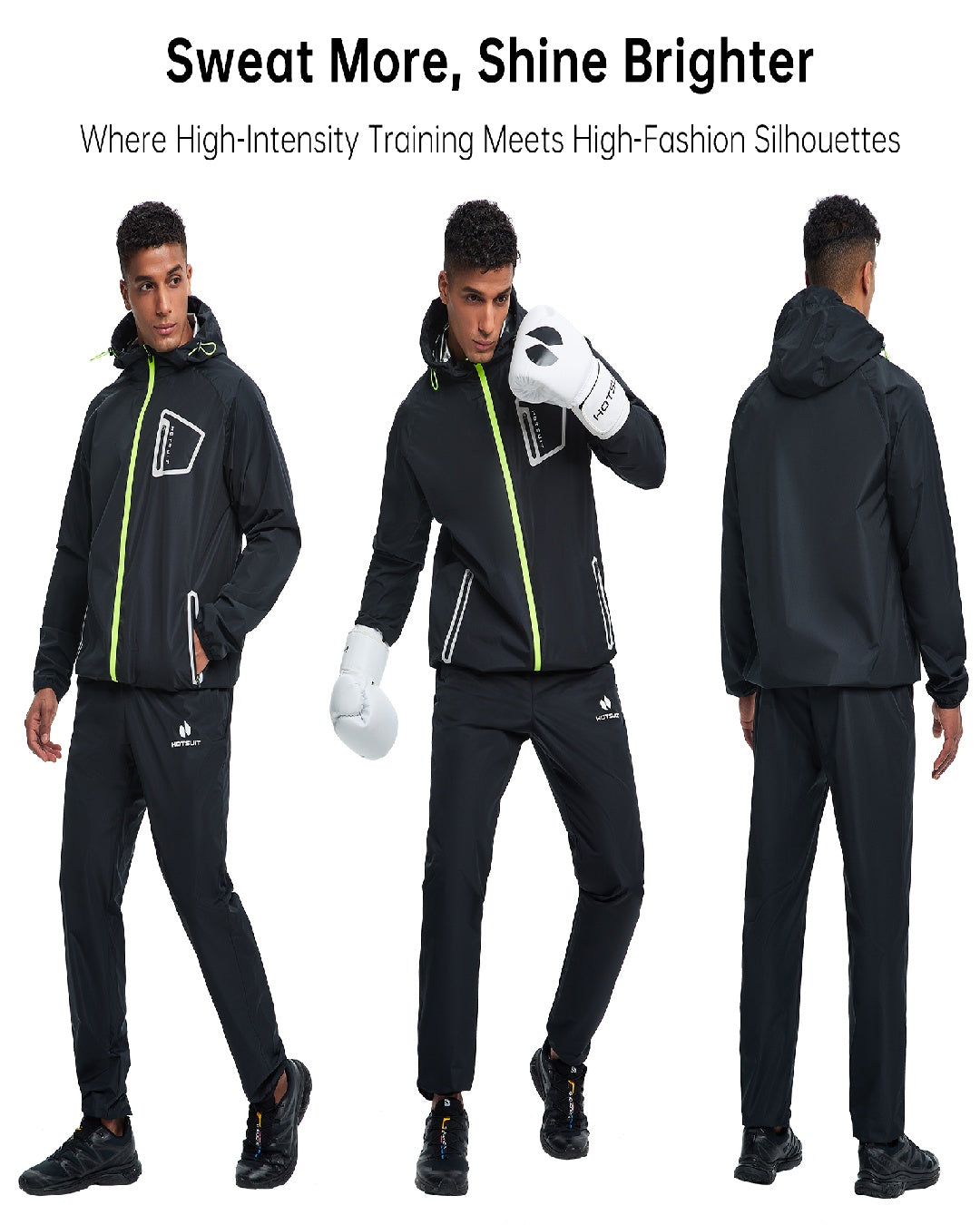 HOTSUIT Men Sweat Suits Exercise Workout Jacket