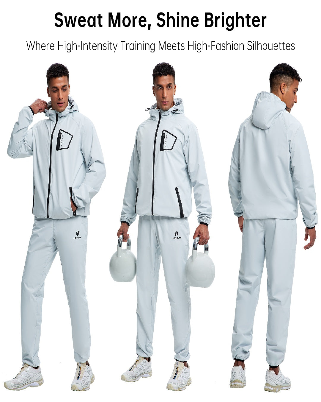 HOTSUIT Men Sweat Suits Exercise Workout Jacket