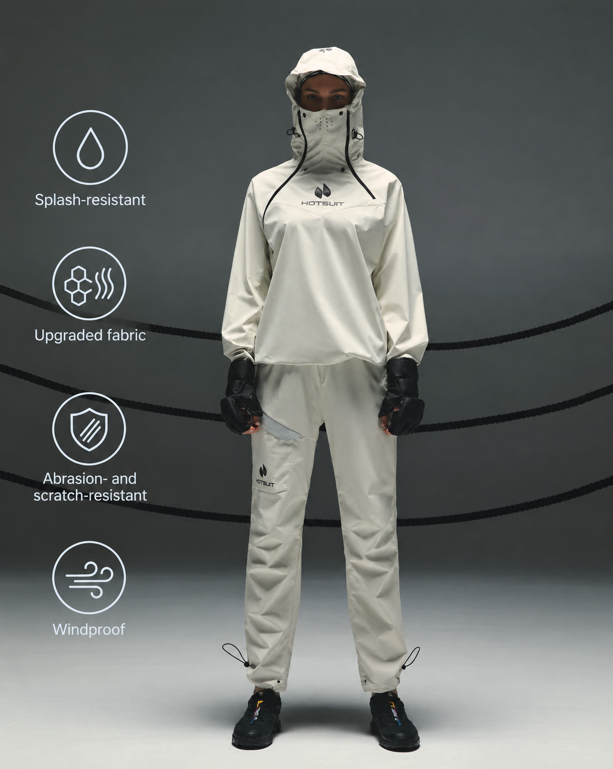 Women's 904 MAX Gorpcore Hooded Sauna Suit  — Top & Pants Set