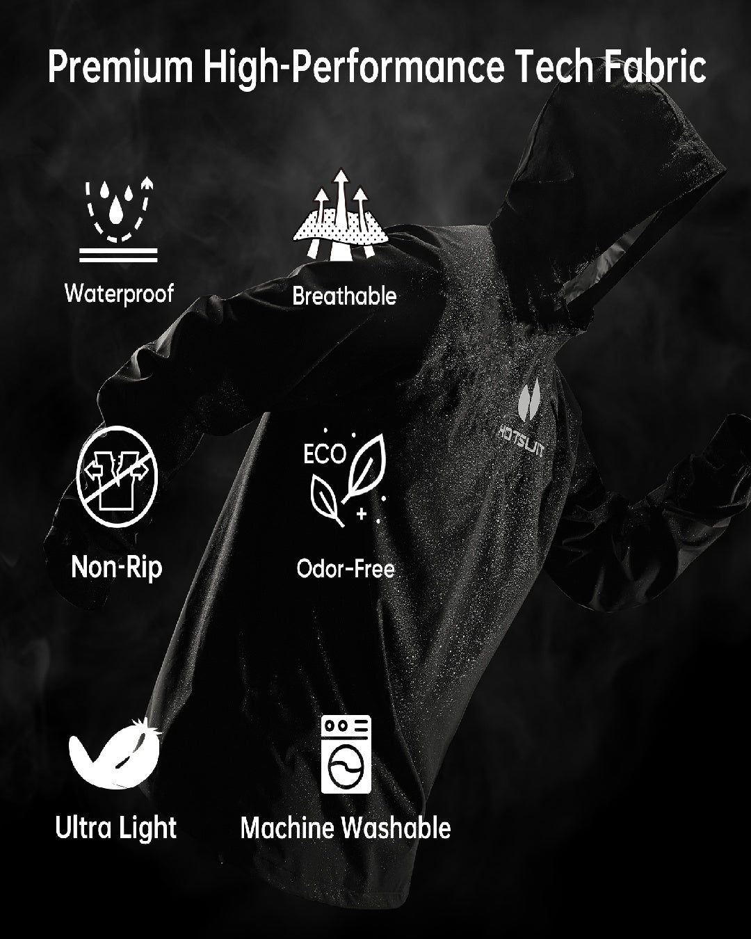 HOTSUIT Women Weight Loss Odorless Sauna Jacket Pant