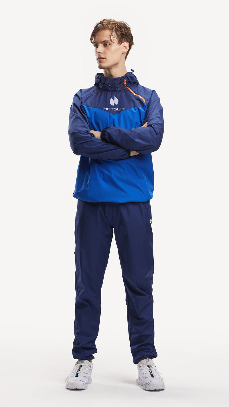 HOTSUIT Men Contrast Long Sleeves Sauna Suit Hotsuit