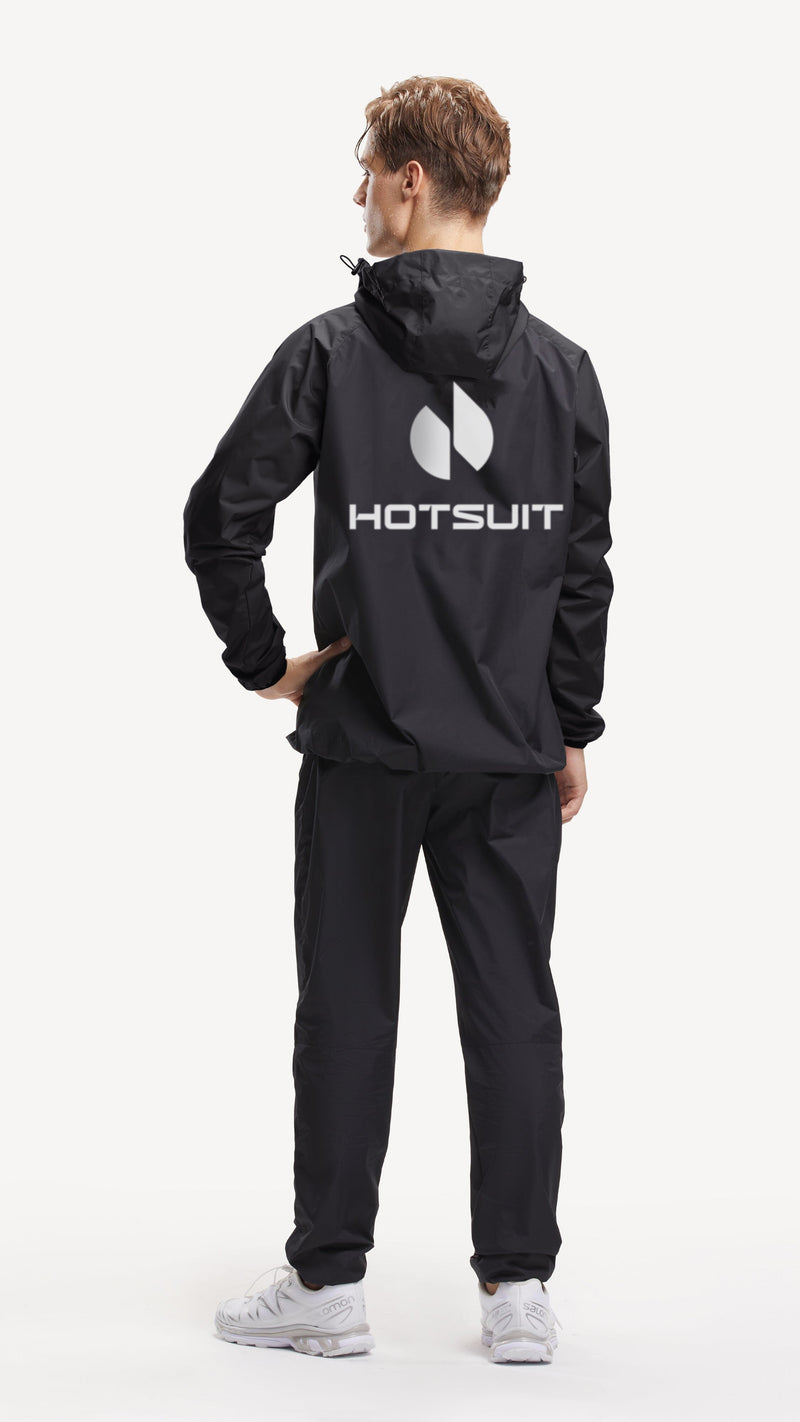 HOTSUIT Men Contrast Long Sleeves Sauna Suit