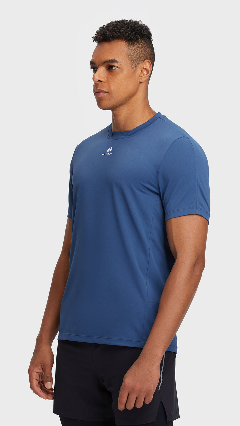 HOTSUIT Men Crewneck Tech Short T-Shirt