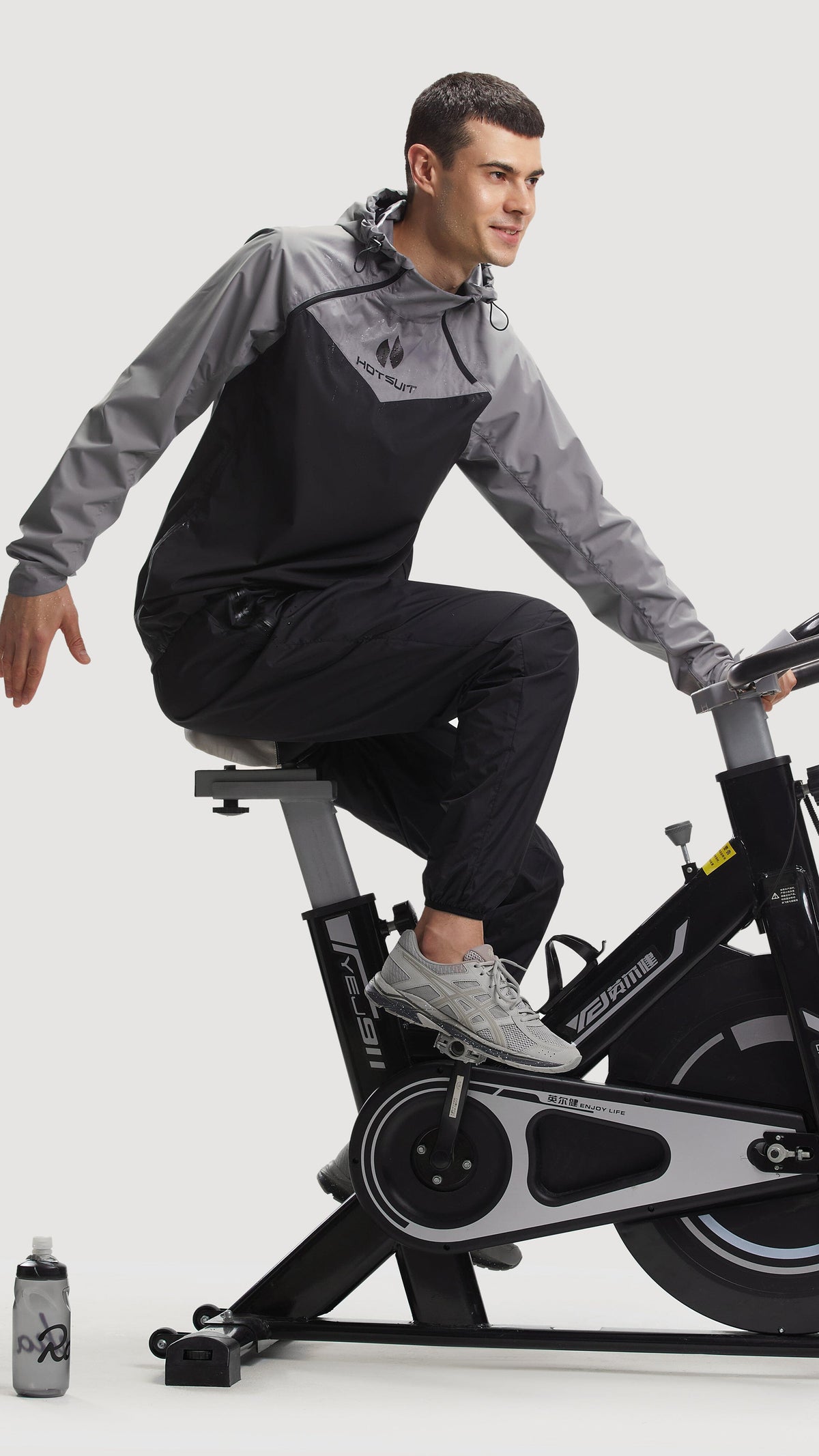 Shop Breathable Men Temp-Control Sauna Suit with Side-Zip - HOTSUIT