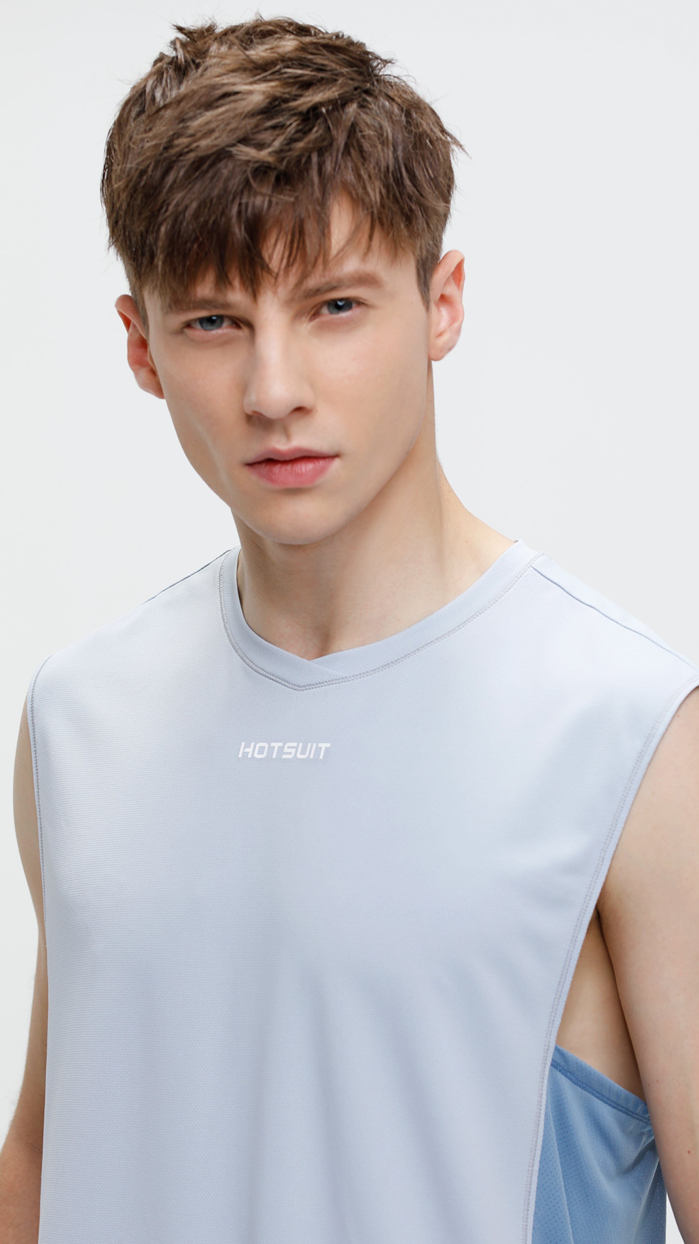 HOTSUIT Men Training Drop Arm Tank