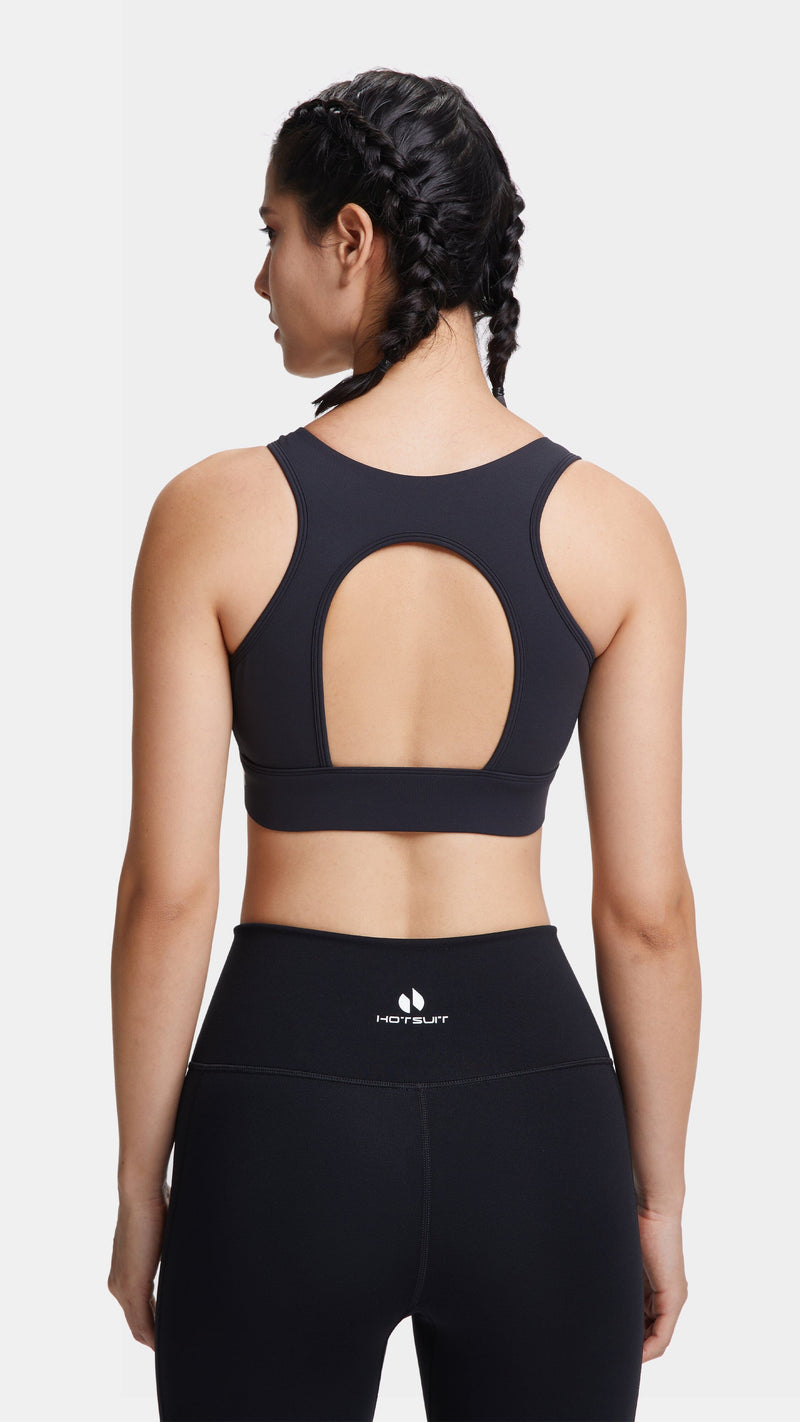 HOTSUIT Women Active Cutout Sports Bra