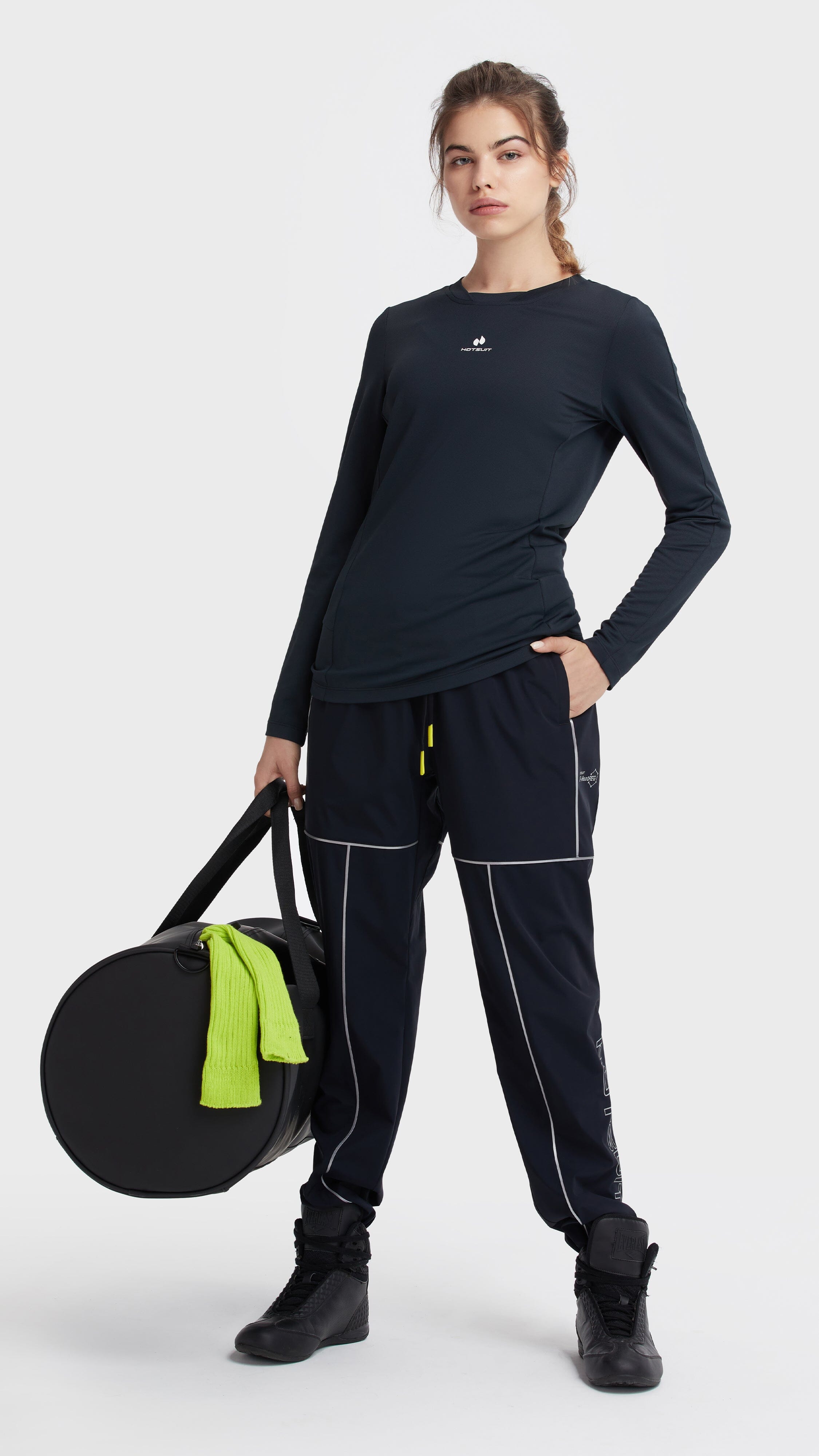 HOTSUIT Women Crewneck Tech long T-Shirt